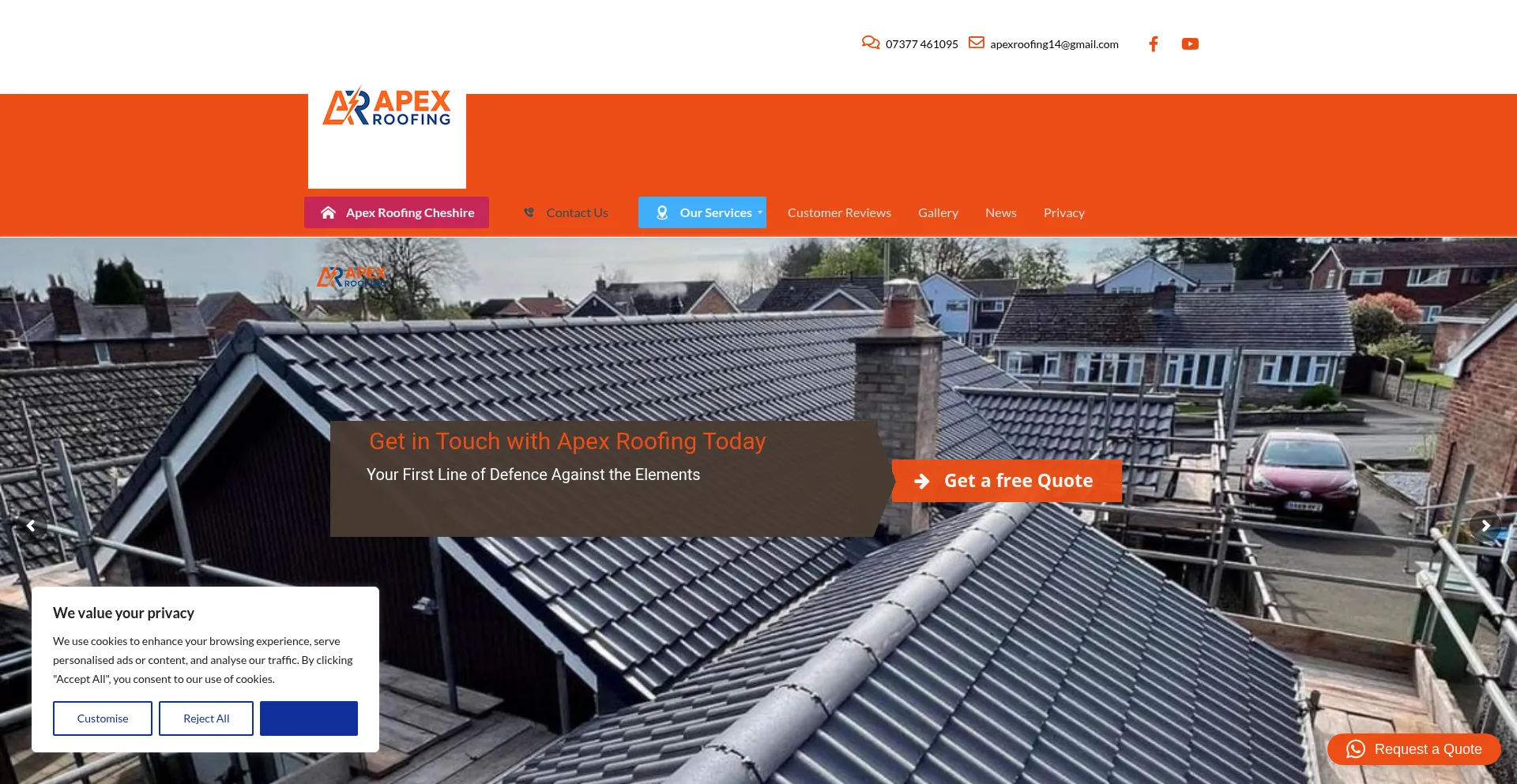 Apexroofingcheshire.co.uk