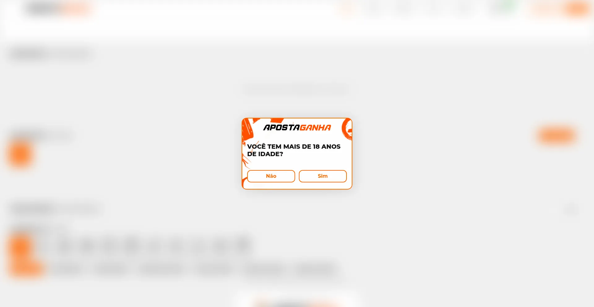 Website screenshot of Apostaganha.me