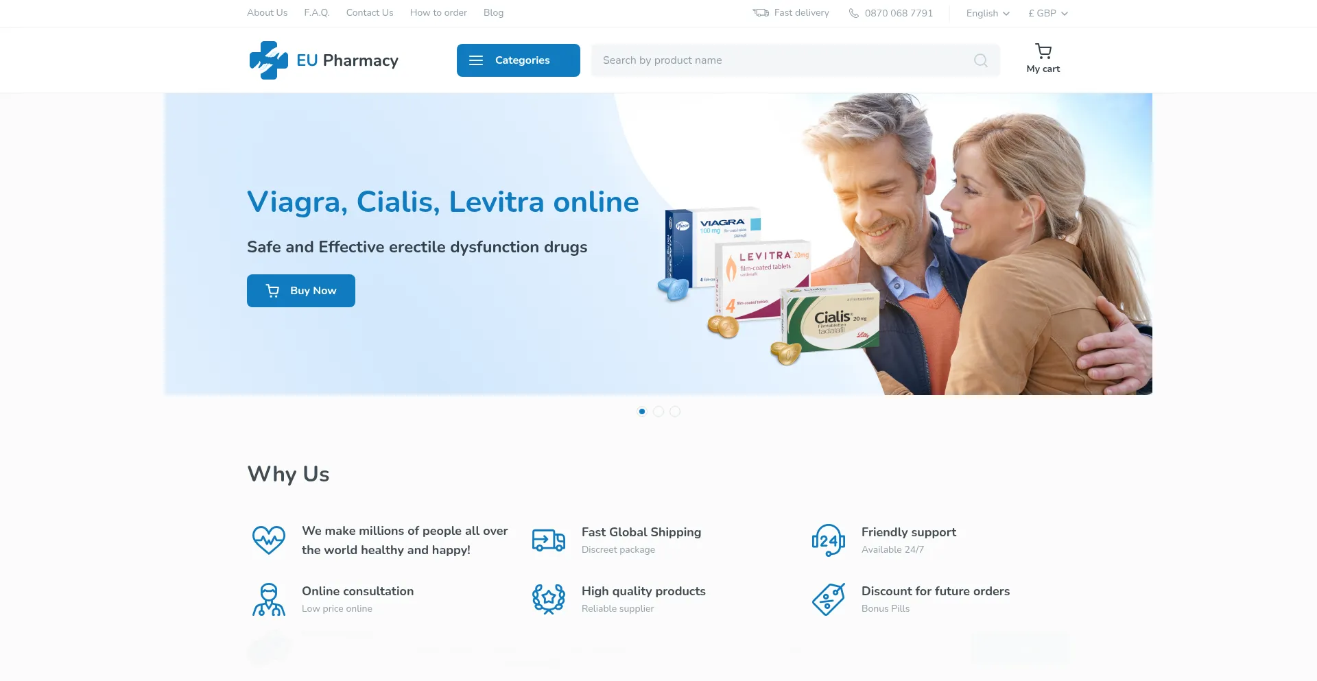 Website screenshot of Apotheke-ohne-arzt.de