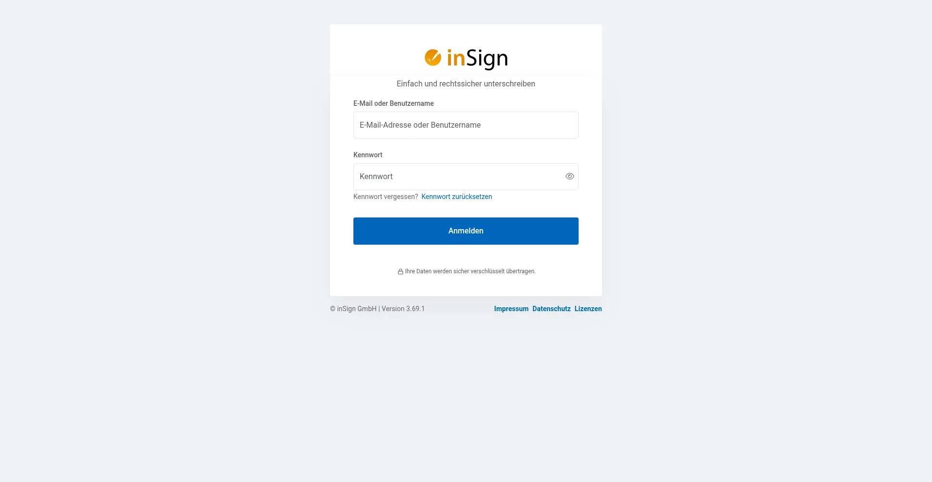App.foerdergeld.getinsign.cloud Screenshot