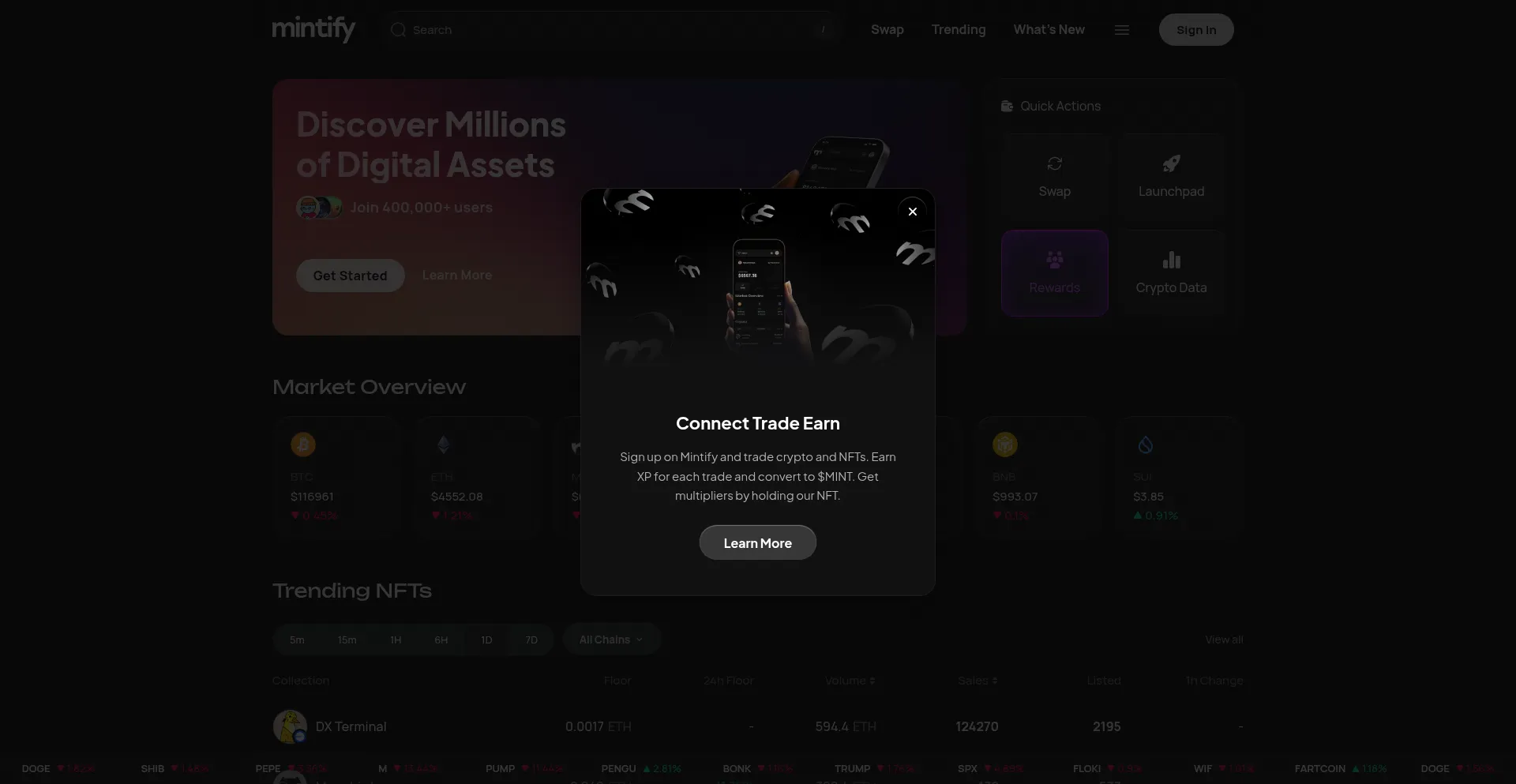 App.mintify.com Screenshot