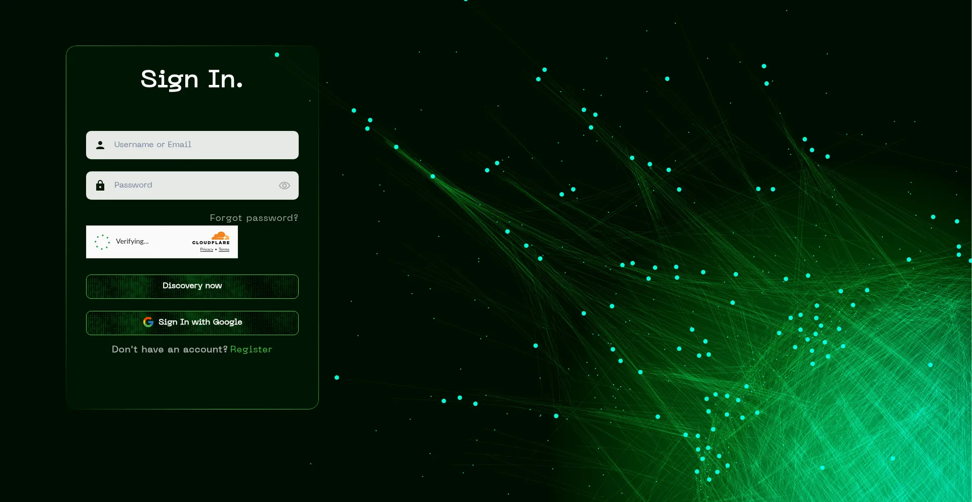 Website screenshot of App.nodego.ai