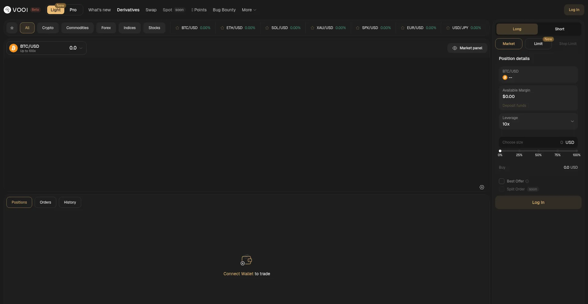 Website screenshot of App.vooi.io