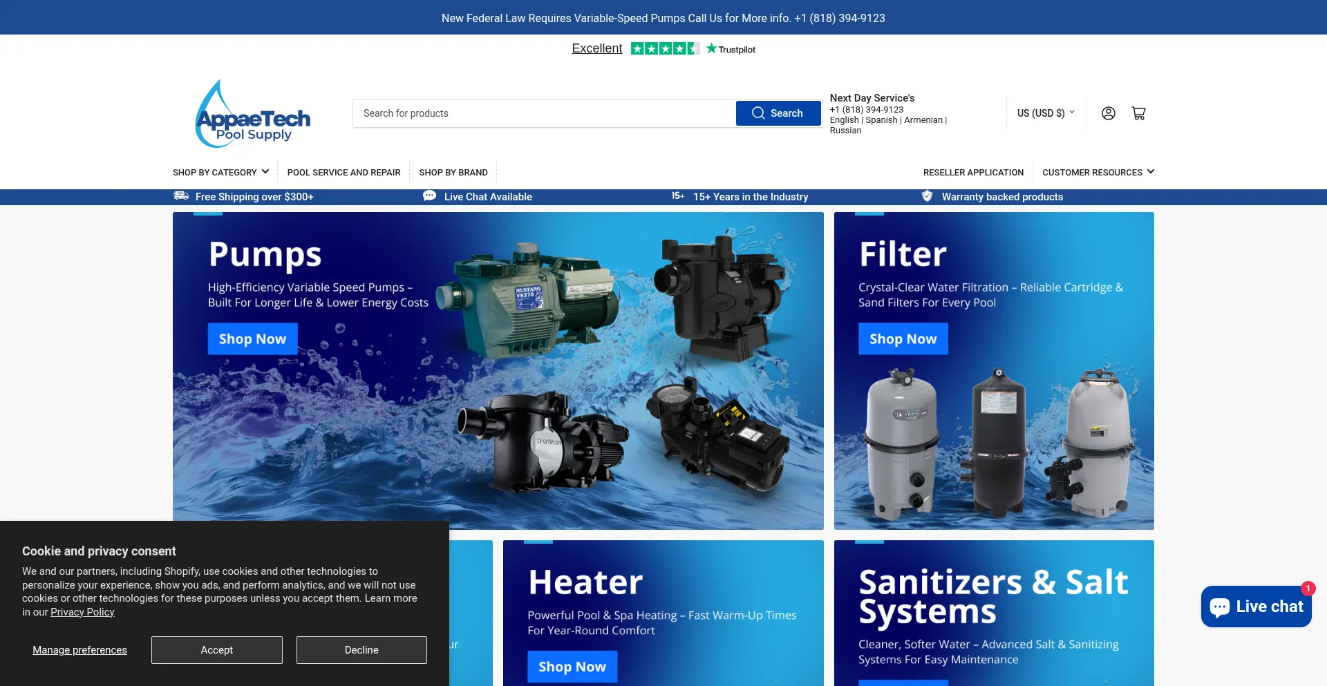 Appaetechpoolsupply.com