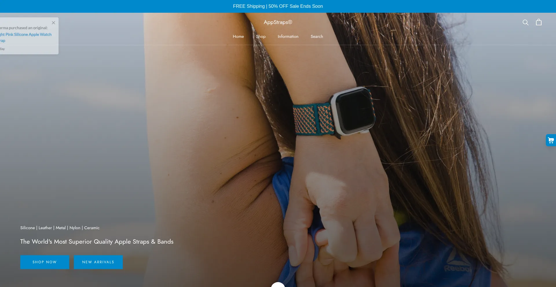 Applestraps.store Screenshot