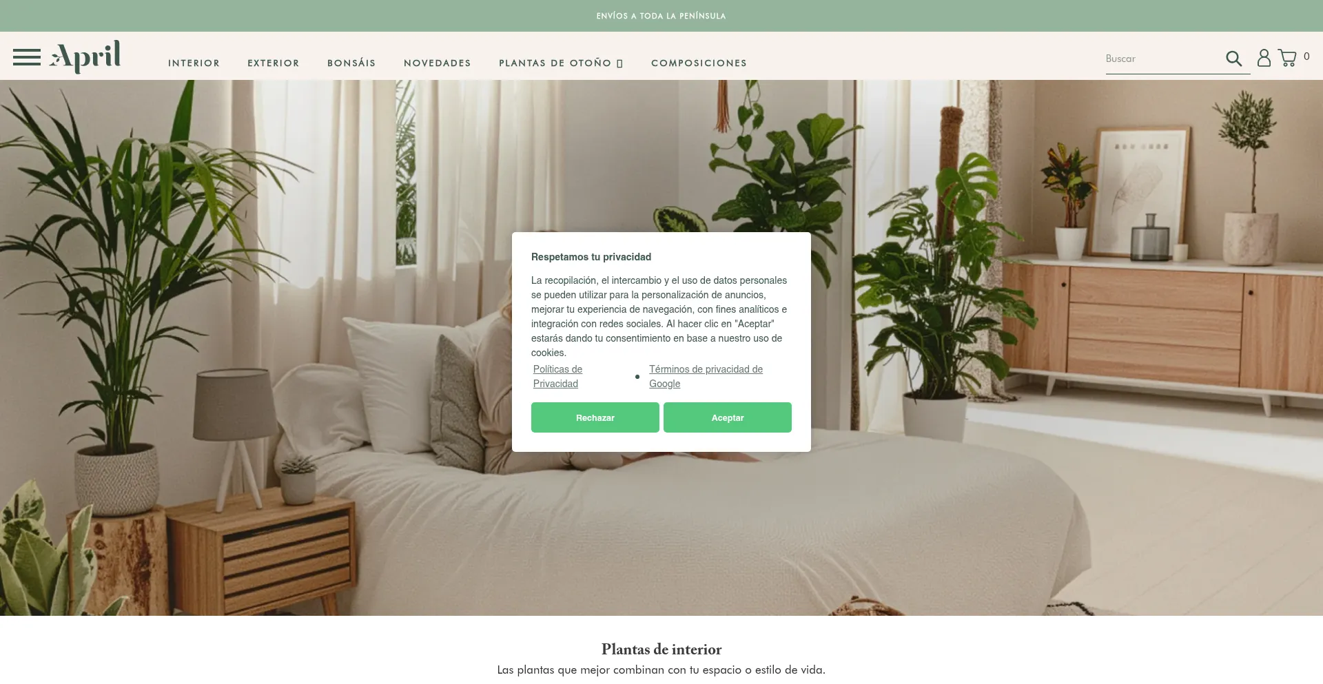 Aprilplants.com Screenshot