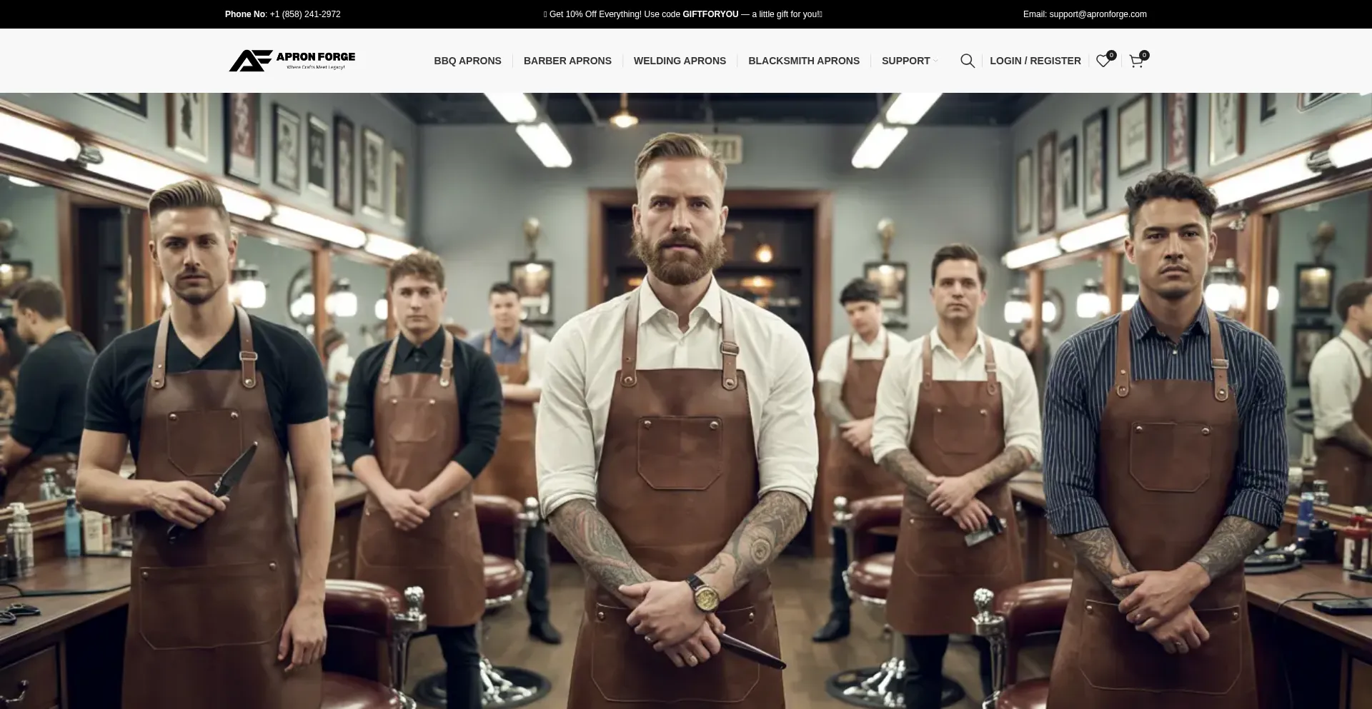 Apronforge.com Screenshot