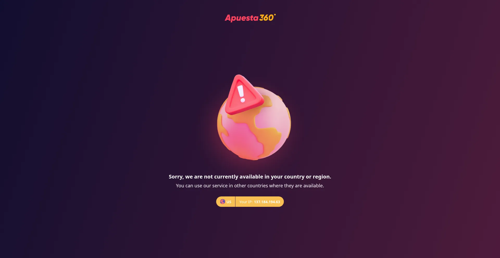 Website screenshot of Apuesta360-179804.top