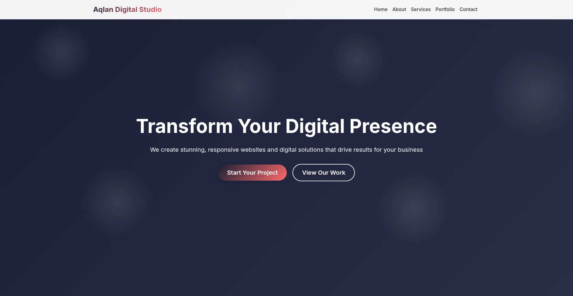 Aqlandigital.com Screenshot