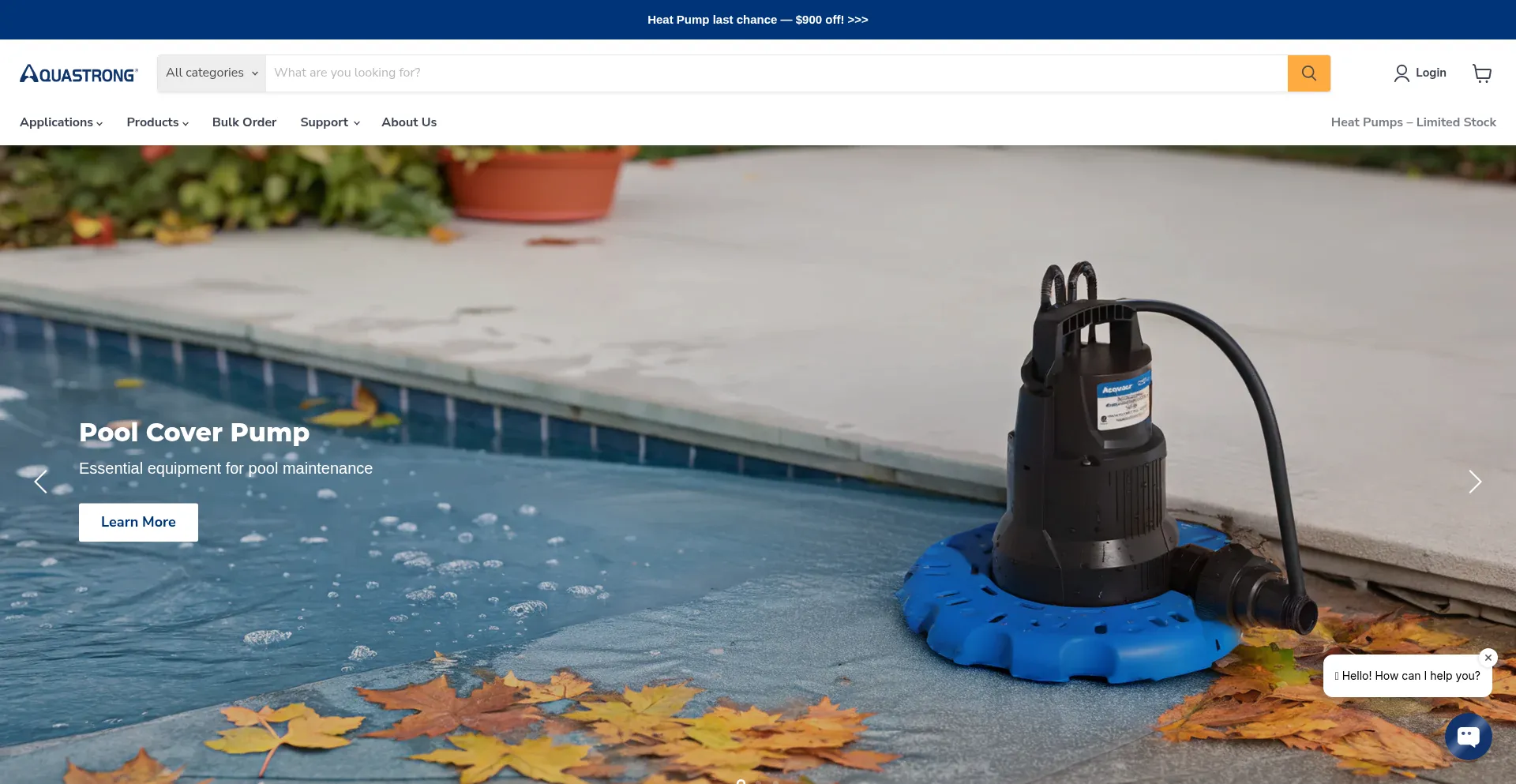 Aquastrong.co Screenshot