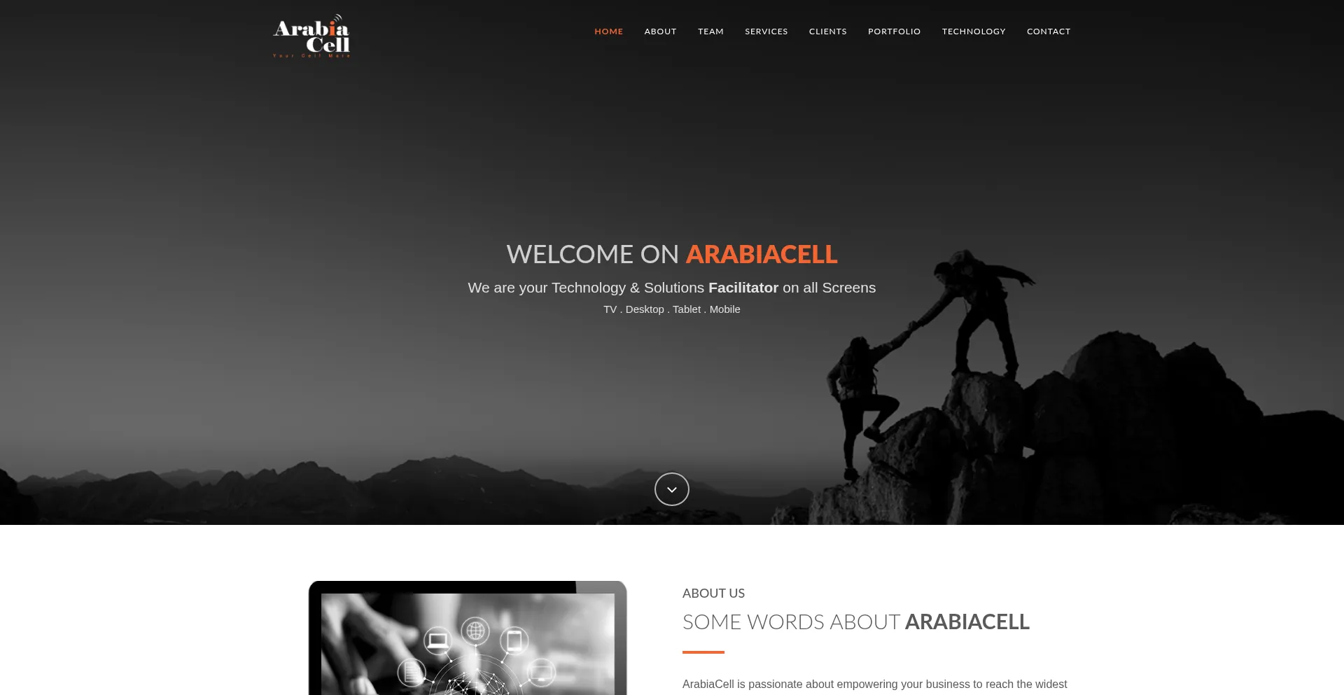 Arabiacell.com Screenshot