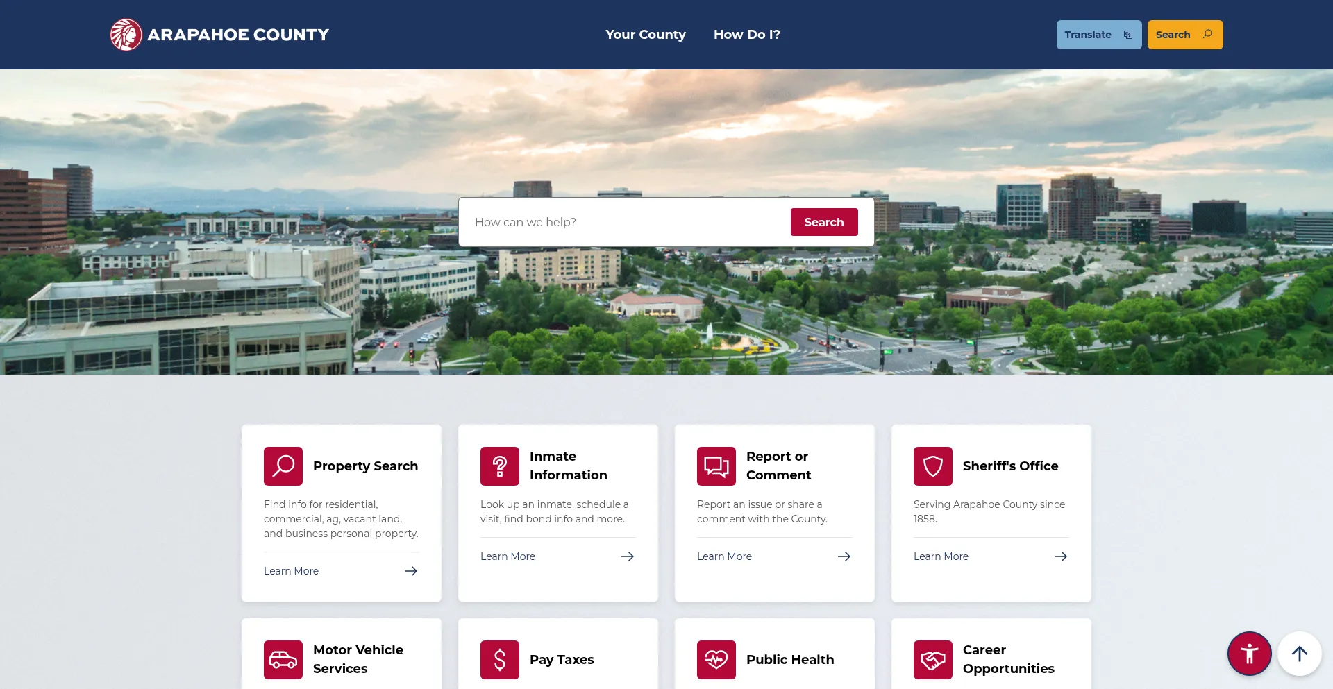 Arapahoegov.com Screenshot