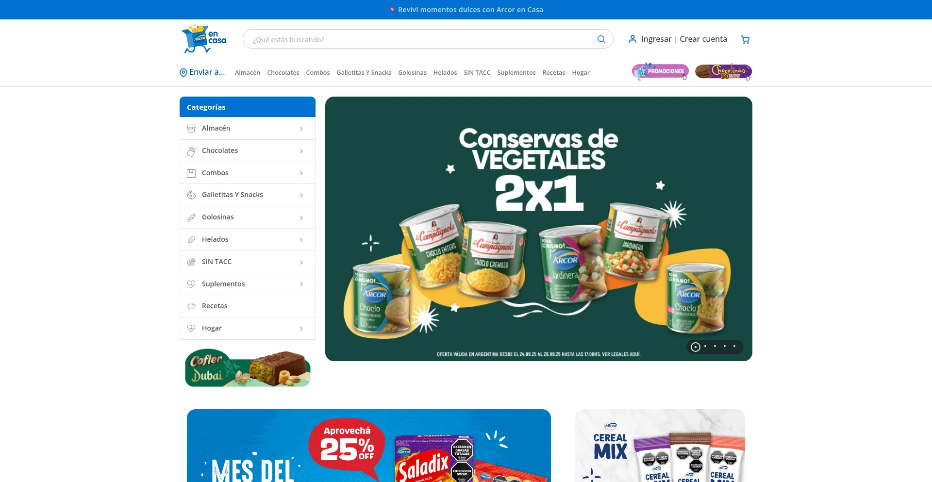 Arcorencasa.com Screenshot