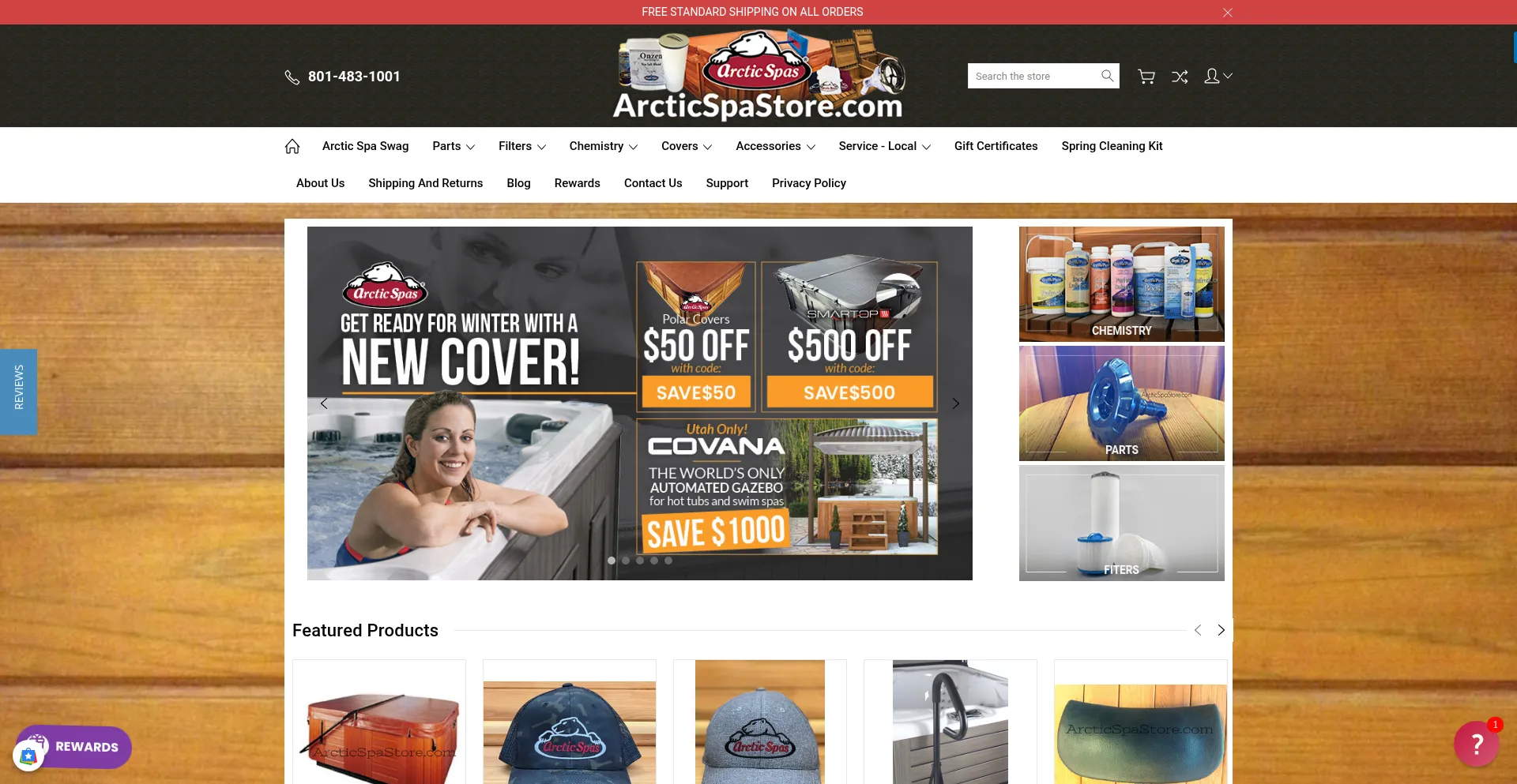 Arcticspastore.com Screenshot