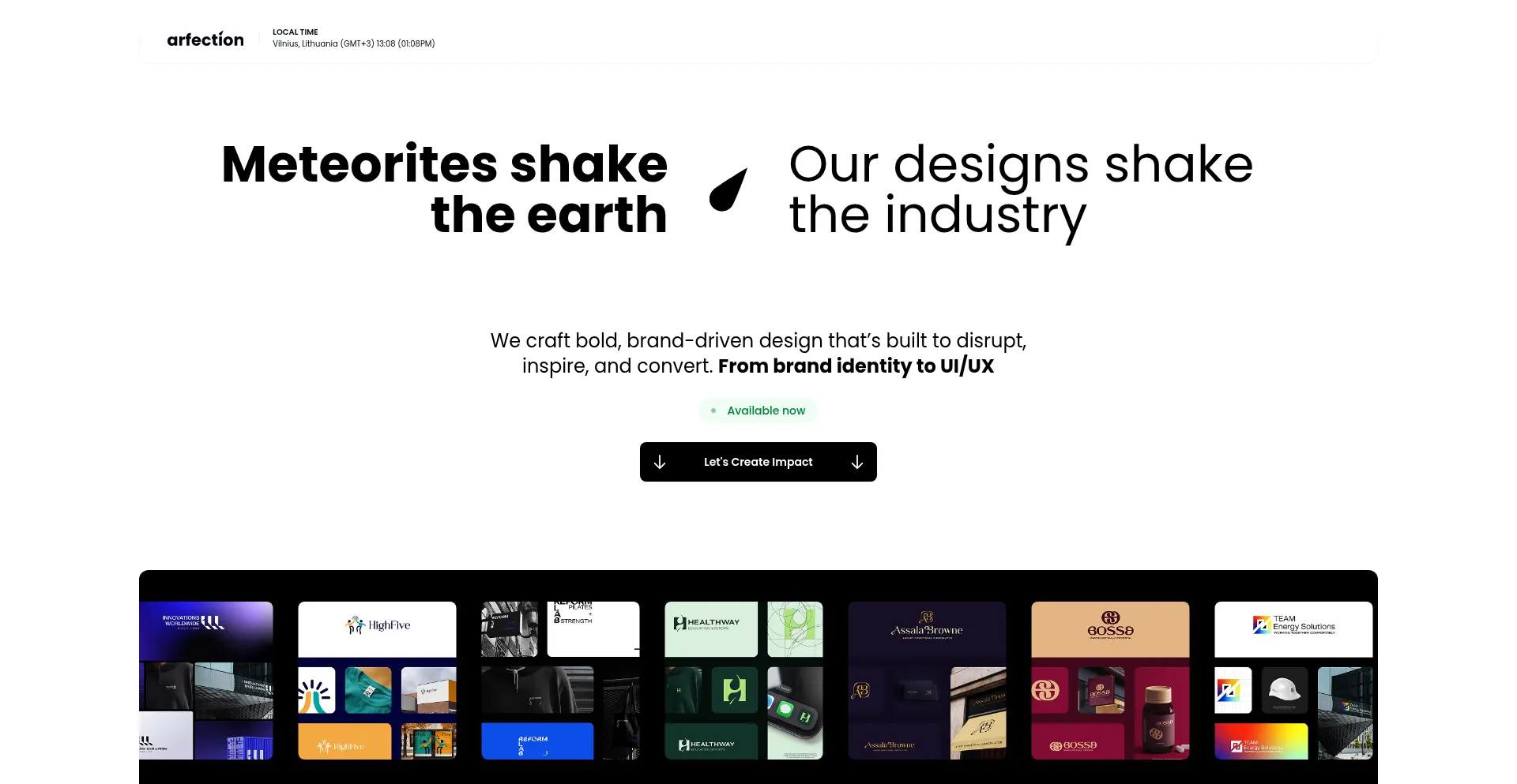 Arfection.com Screenshot