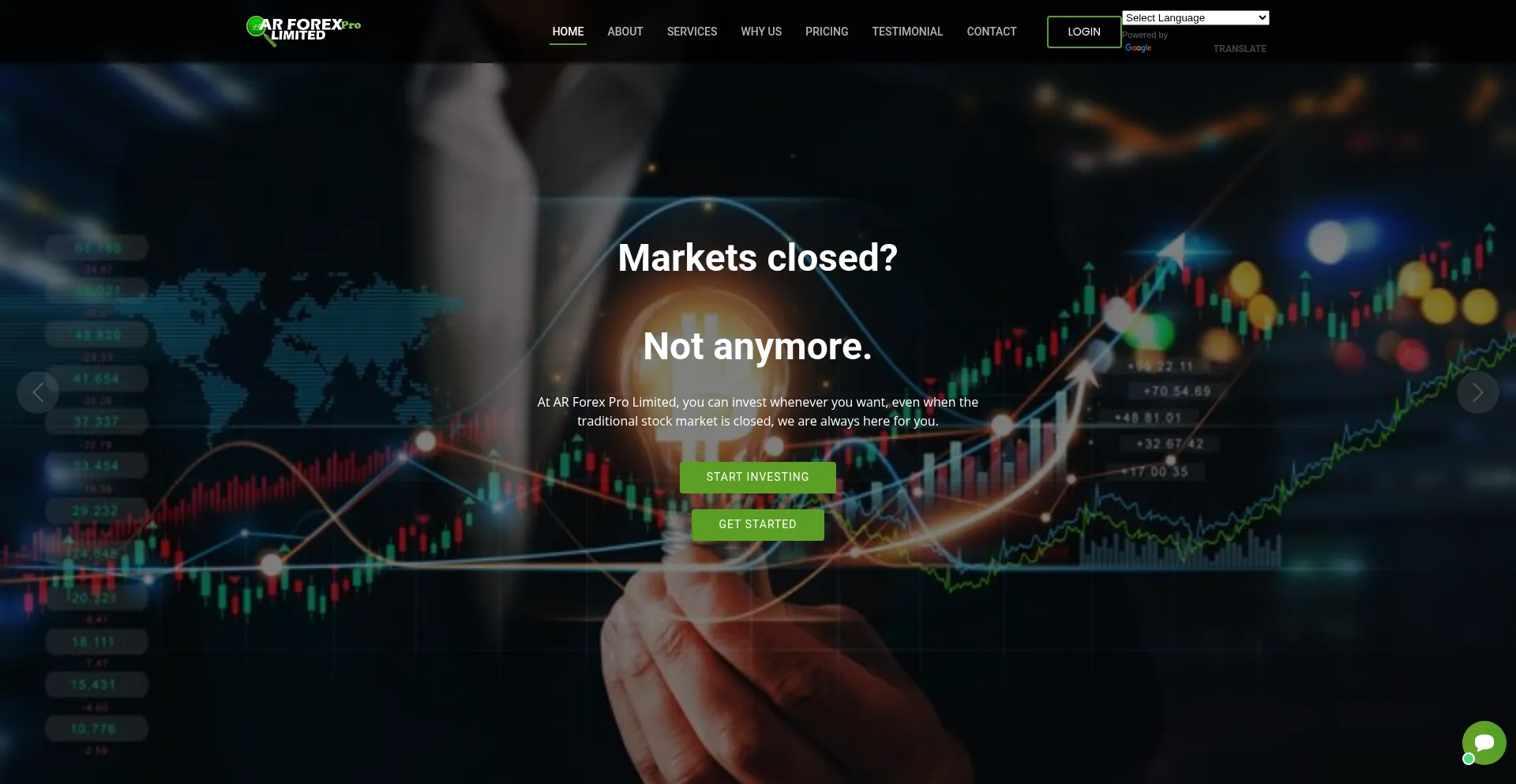 Arfproltd.com Screenshot
