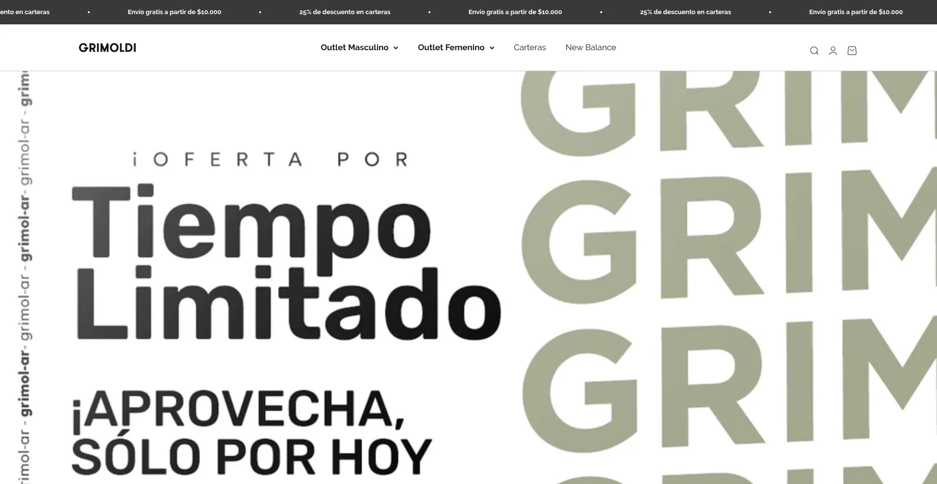 Website screenshot of Arg-grimol.com