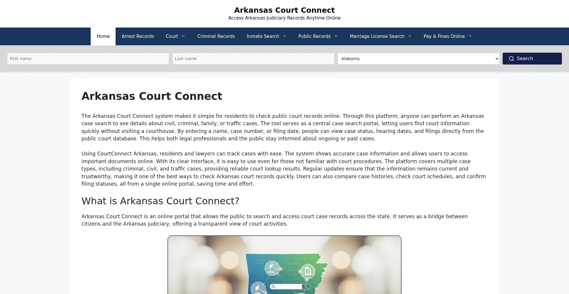 Arkansascourtconnect.org
