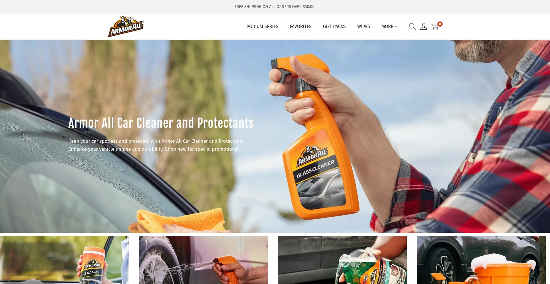 Armorallcarwash.com Screenshot