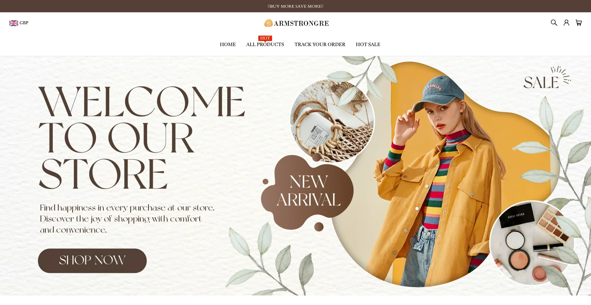 Website screenshot of Armstrongre.co.uk