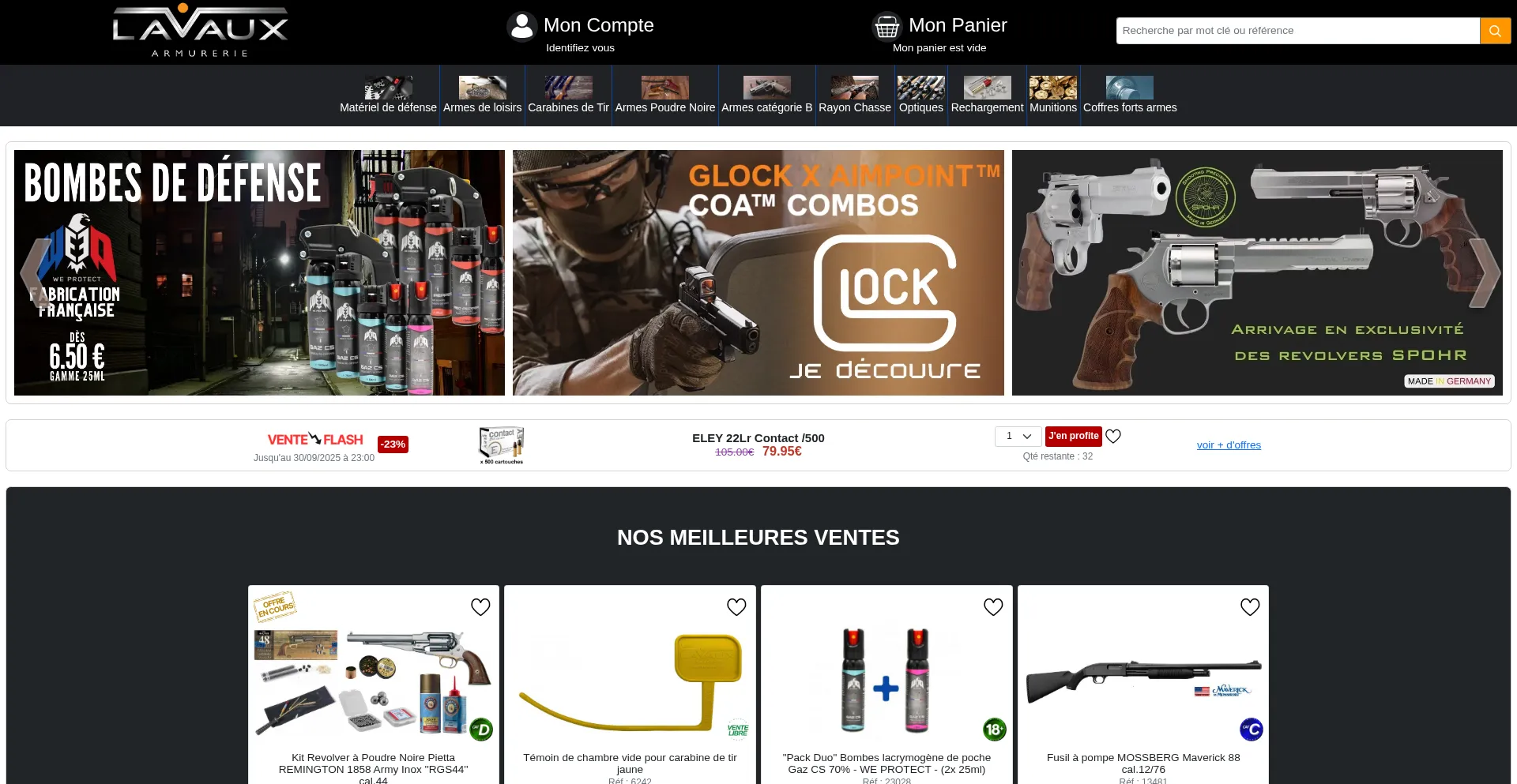 Armurerie-lavaux.com Screenshot