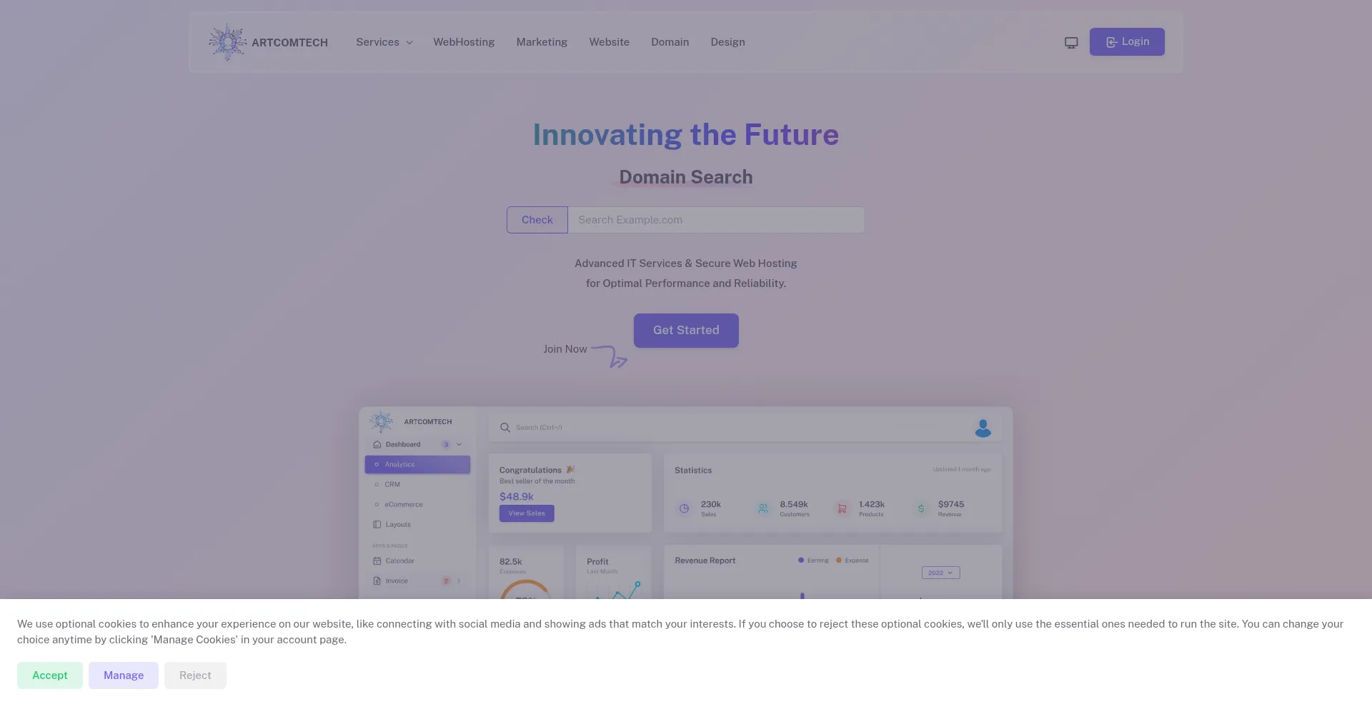 Artcomtech.com Screenshot