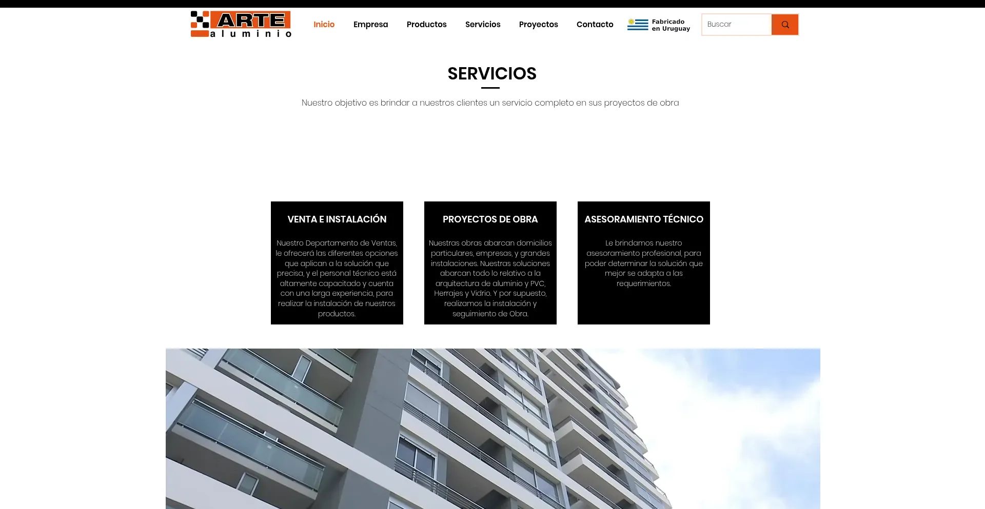 Artealuminio.com.uy