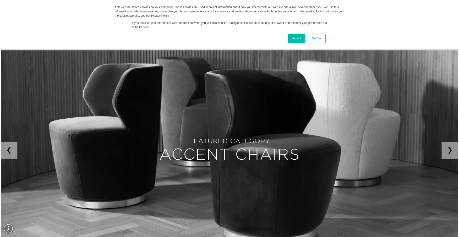 Website screenshot of Arteriorshome.com
