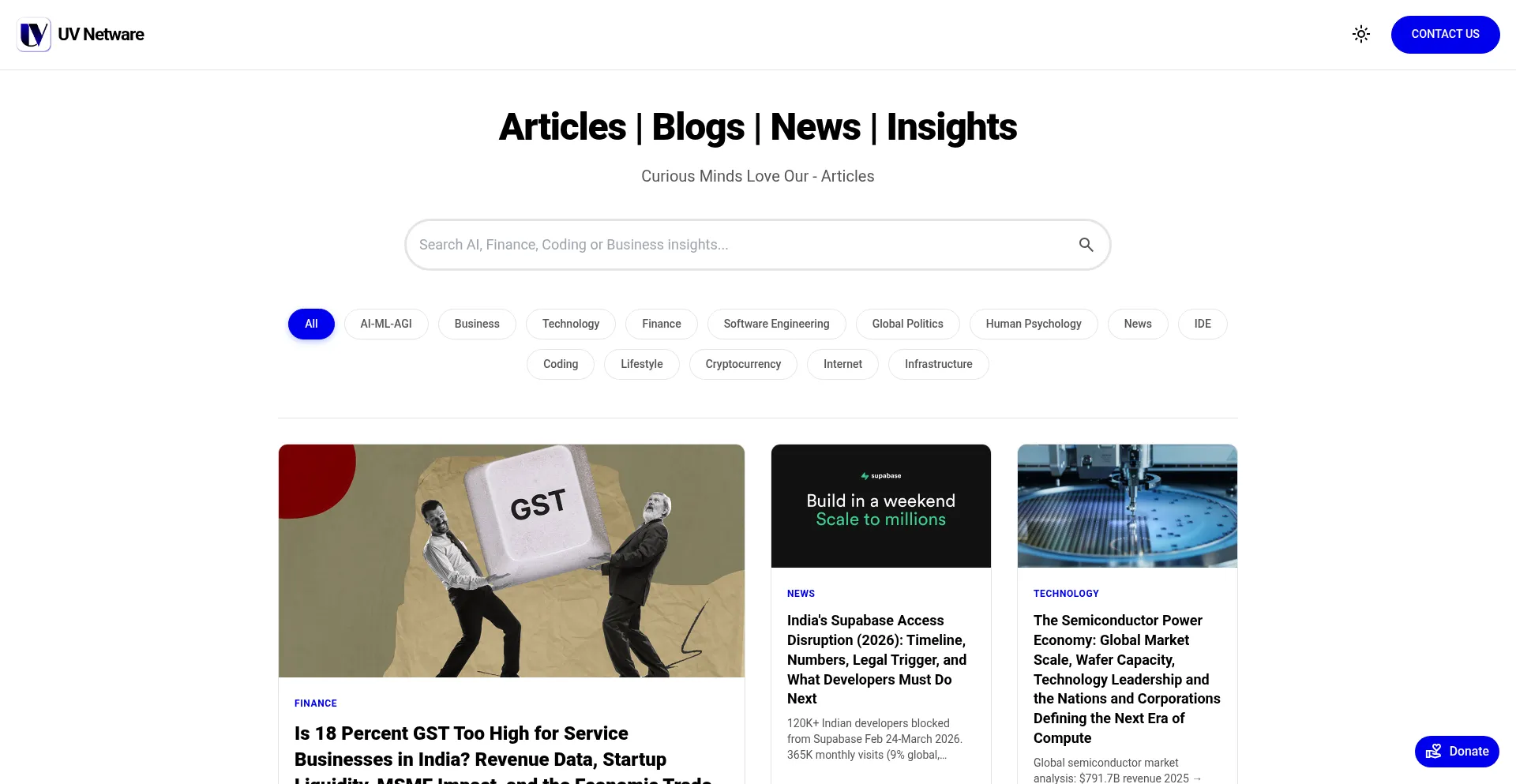 Articles.uvnetware.com