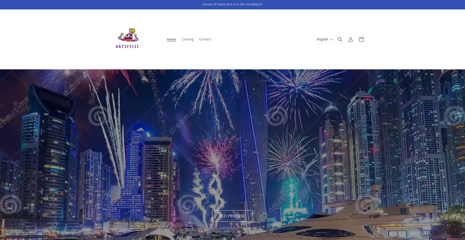 Artificiiromania.com Screenshot