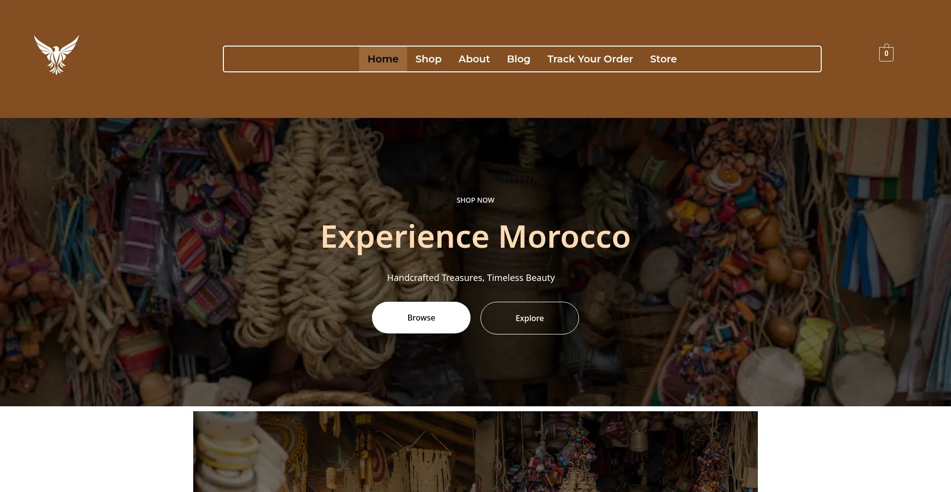 Website screenshot of Artisantoyou.shop