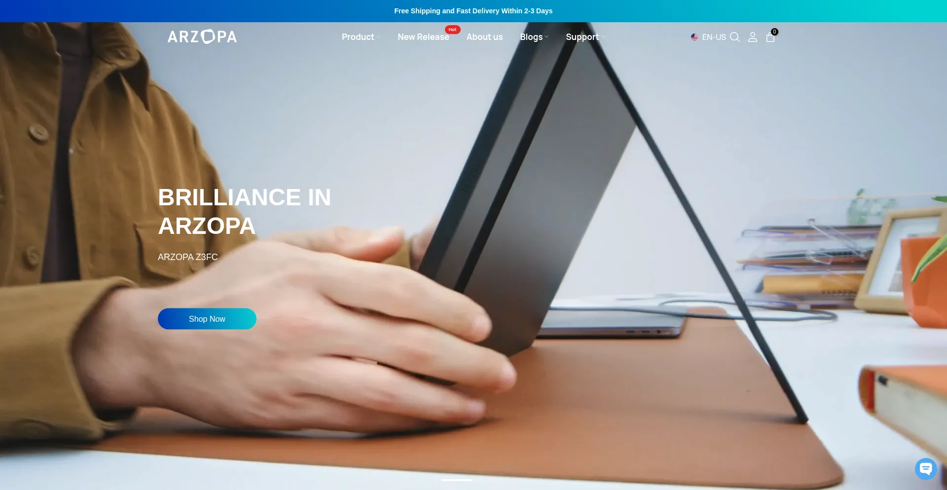 Arzopa.com Screenshot