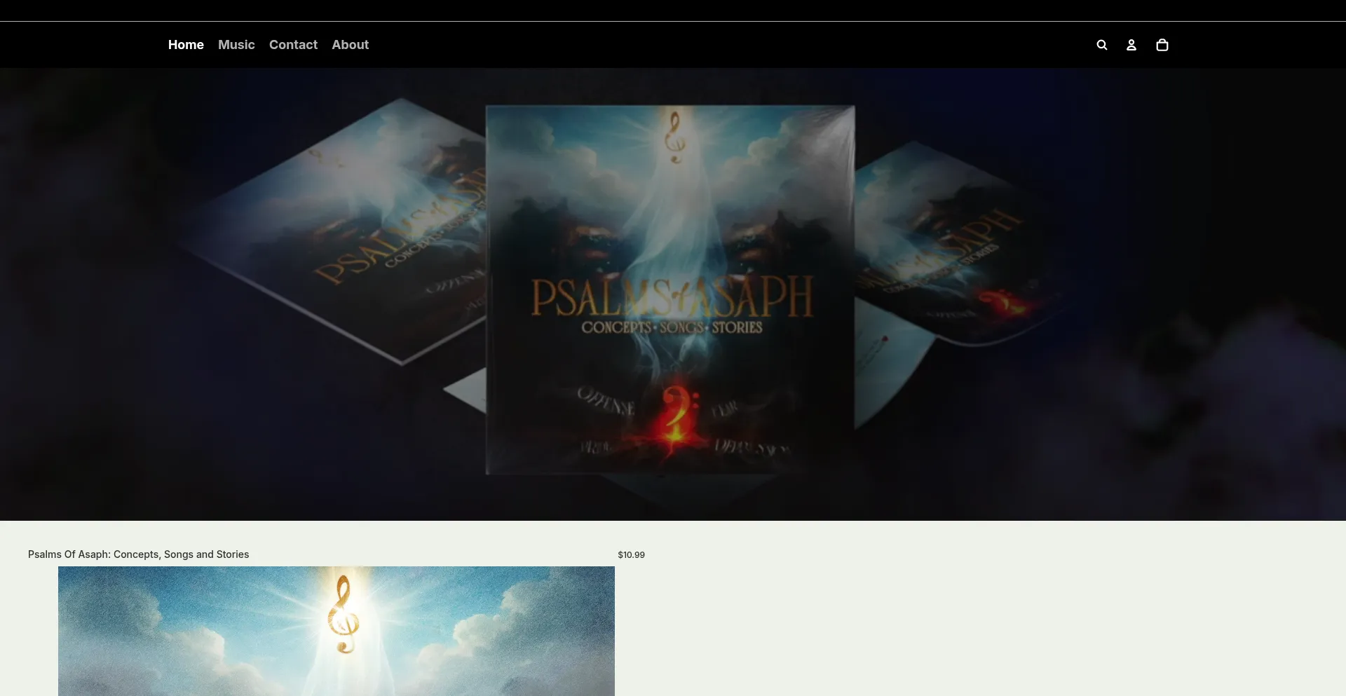 Asaphward.com Screenshot