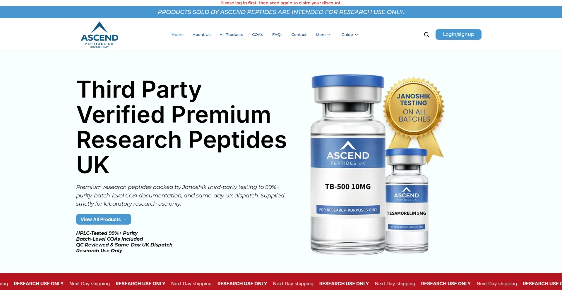 Ascendpeptidesuk.com