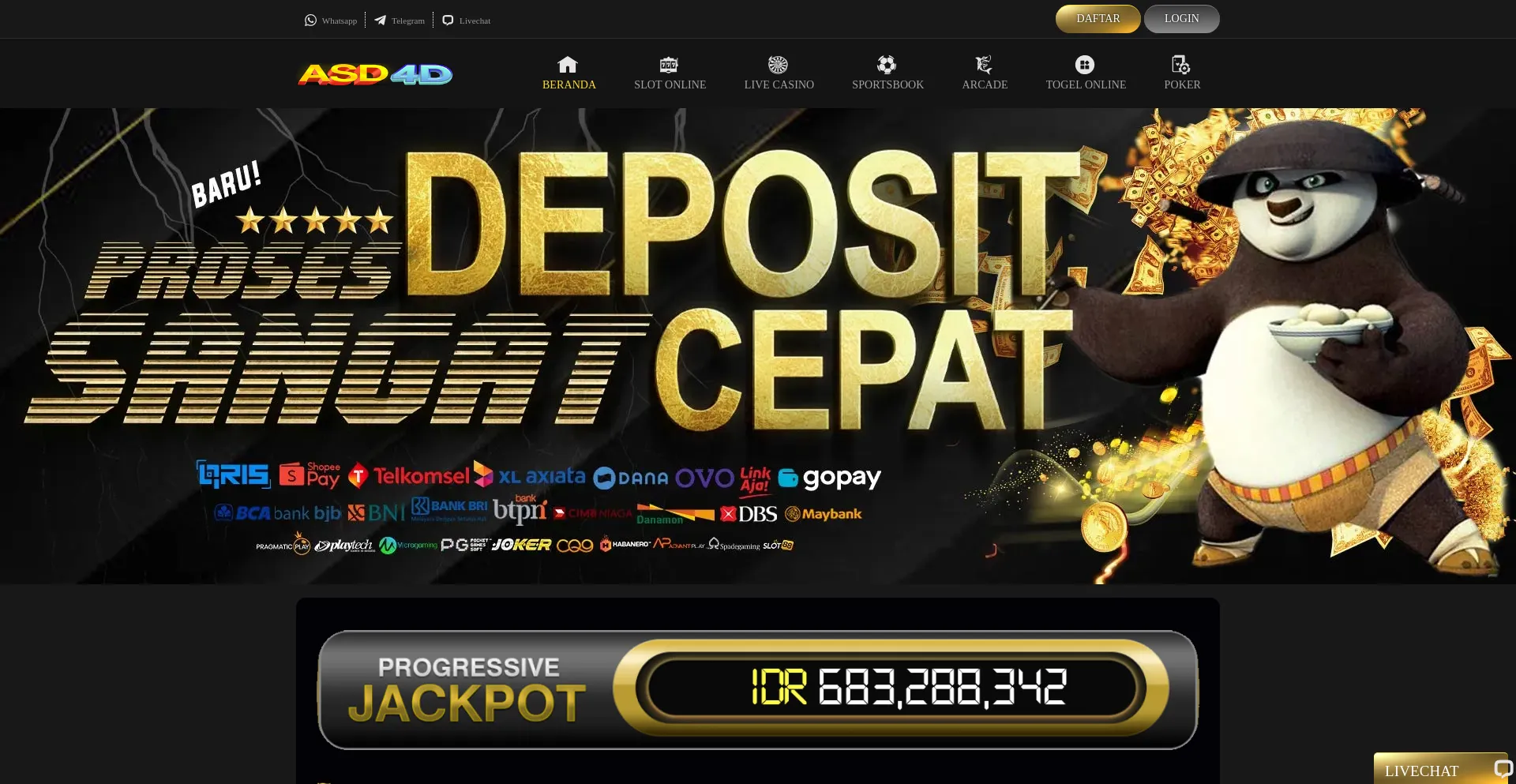 Website screenshot of Asd4d.net