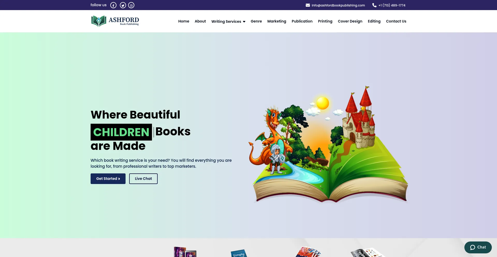 Ashfordbookpublishing.com Screenshot