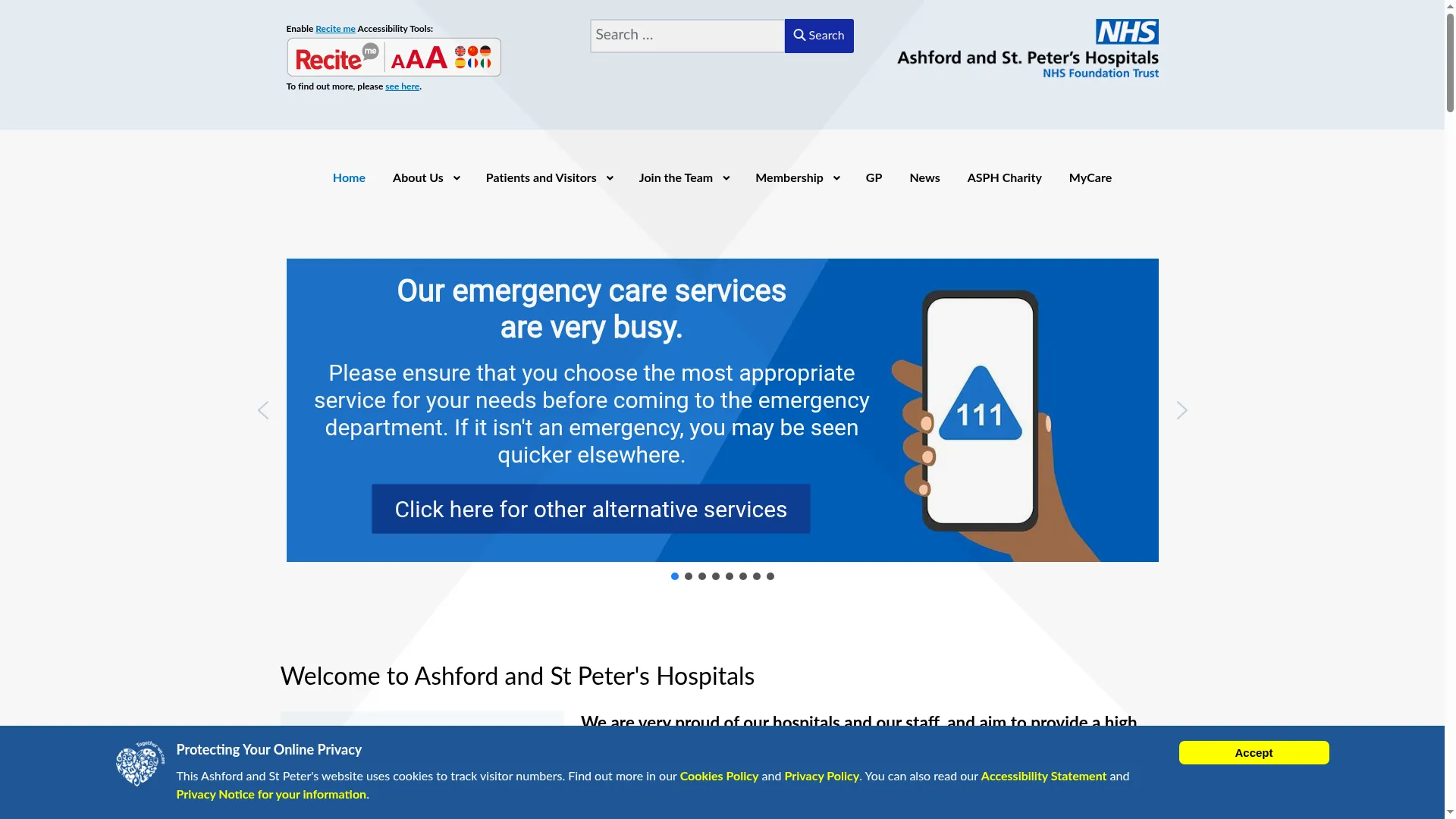 Ashfordstpeters.nhs.uk