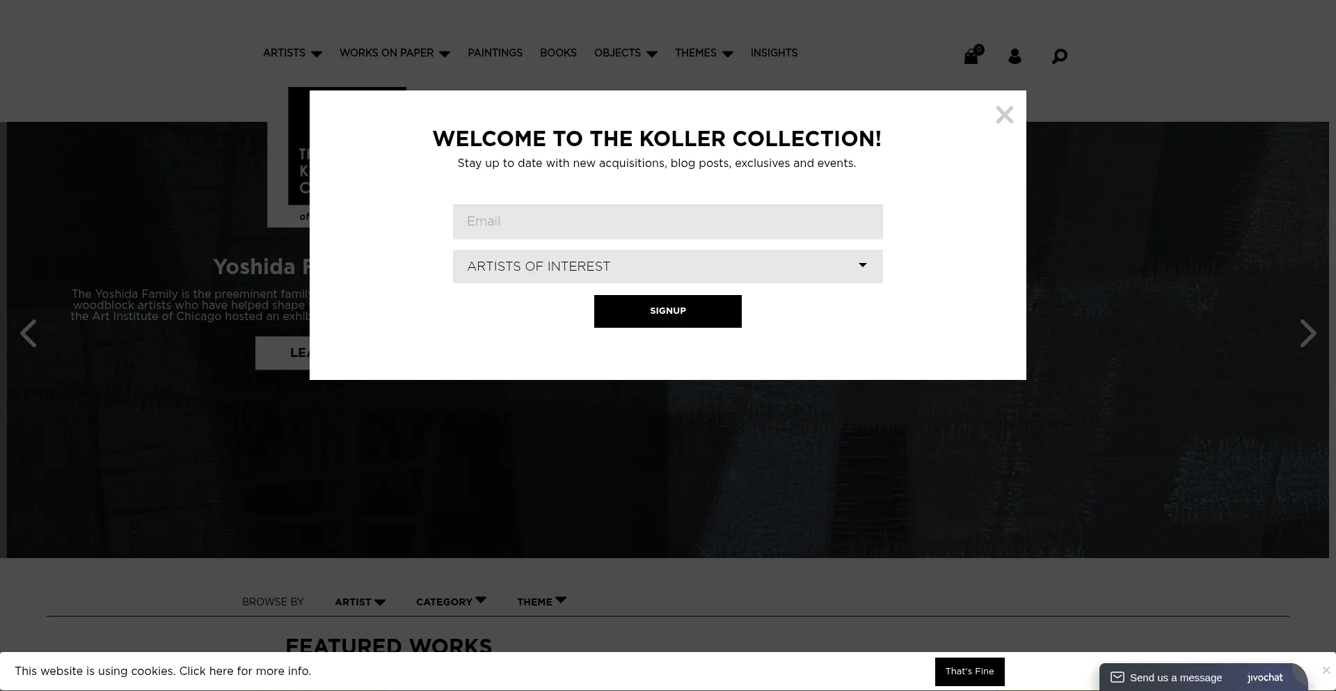 Asianartscollection.com Screenshot