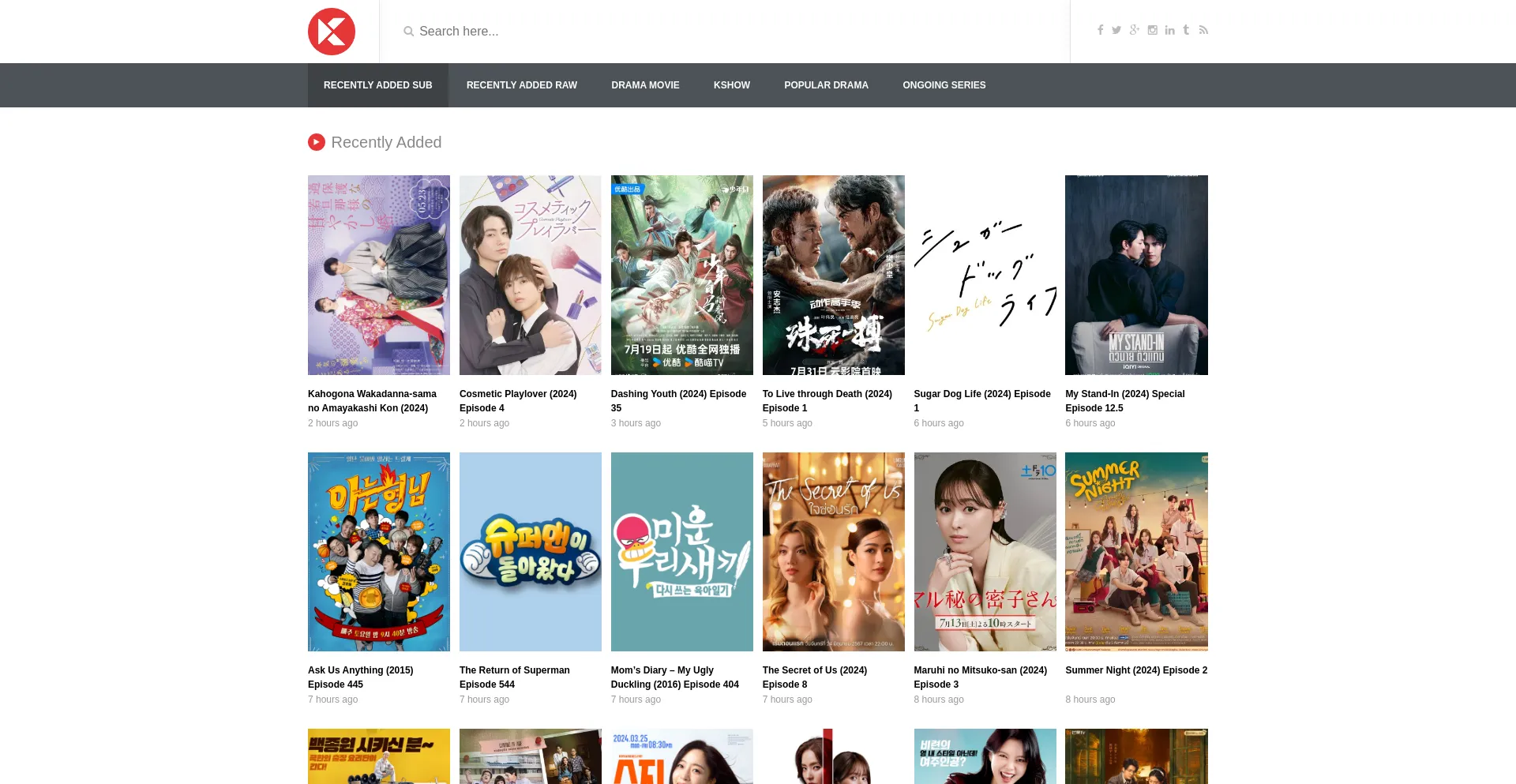 Website screenshot of Asianbxkiun.pro