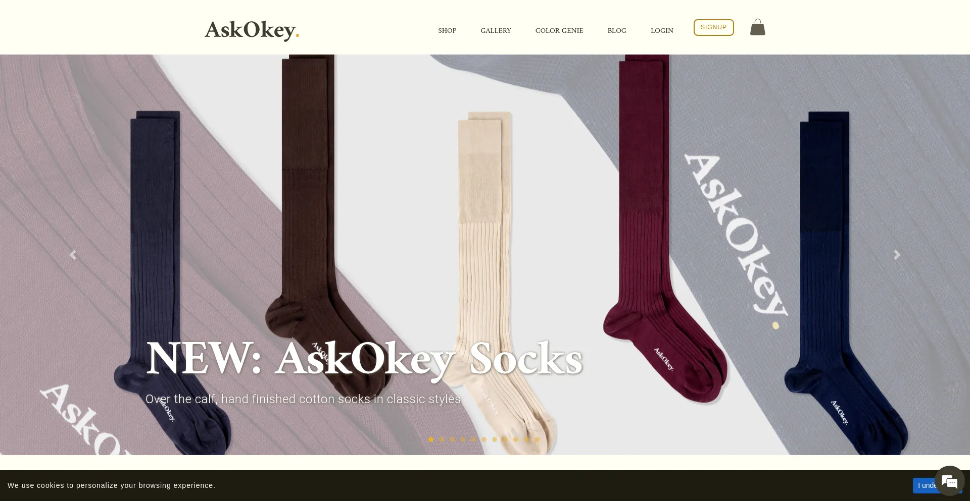 Website screenshot of Askokey.com