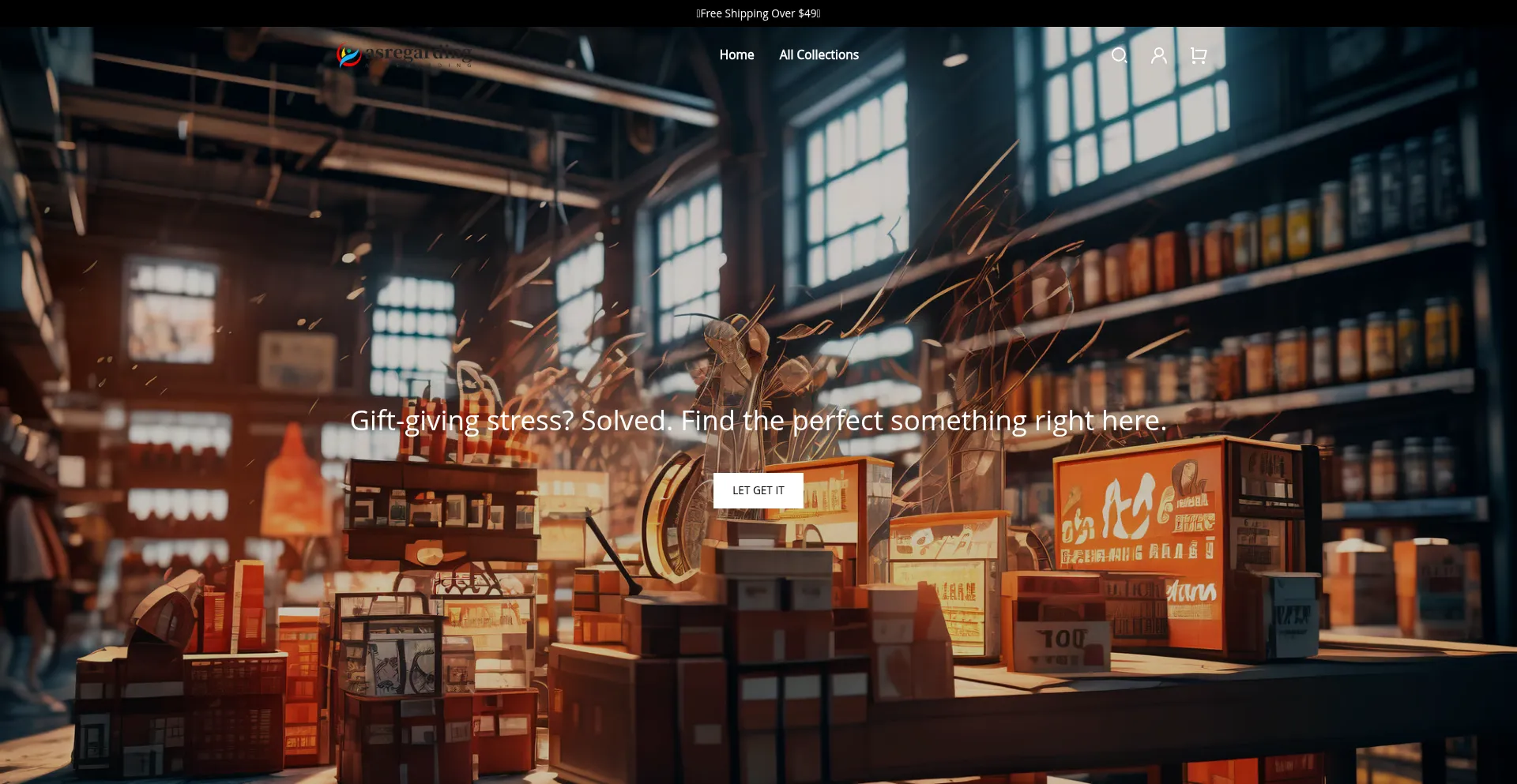 Website screenshot of Asregarding.com