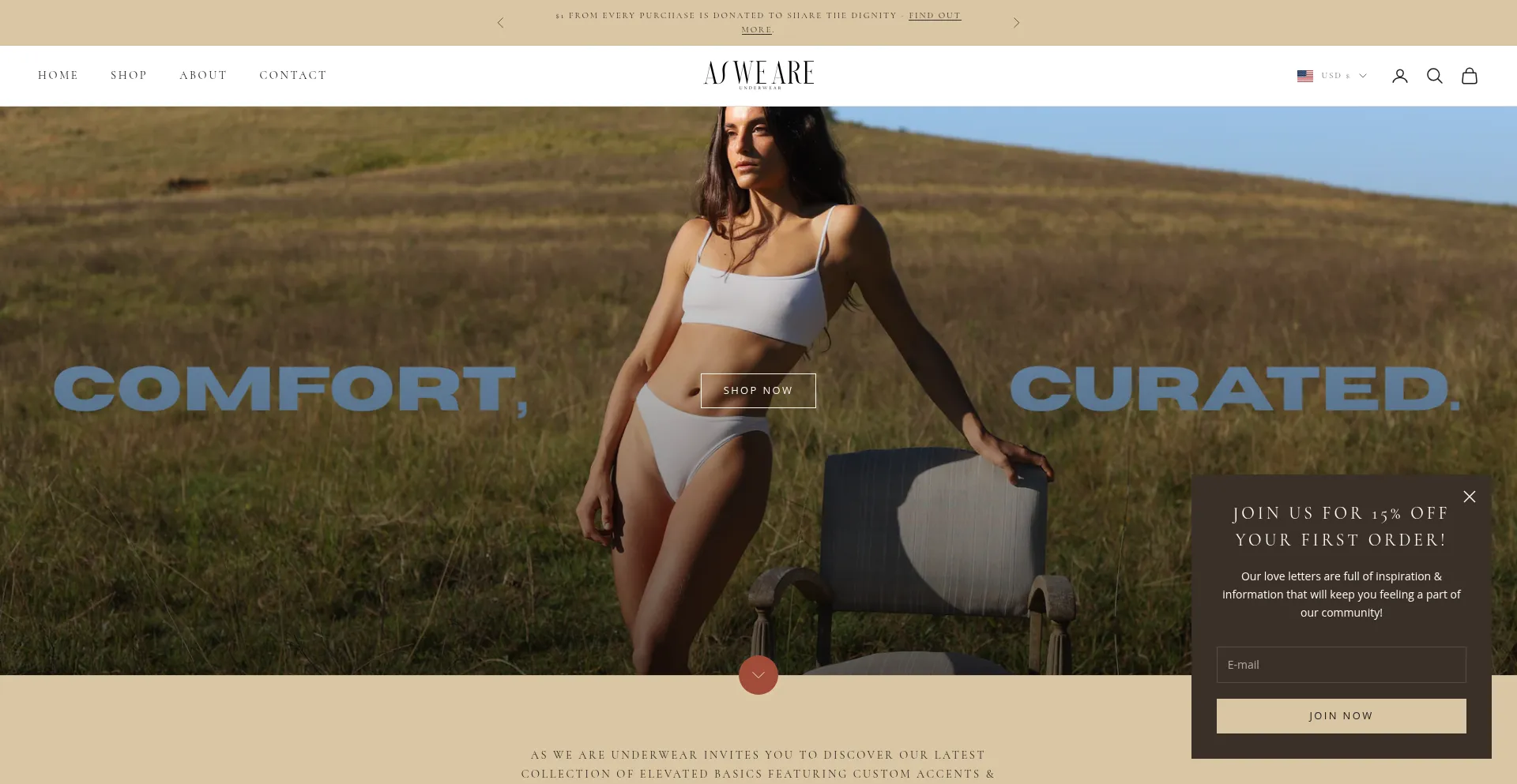 Asweareunderwear.com.au