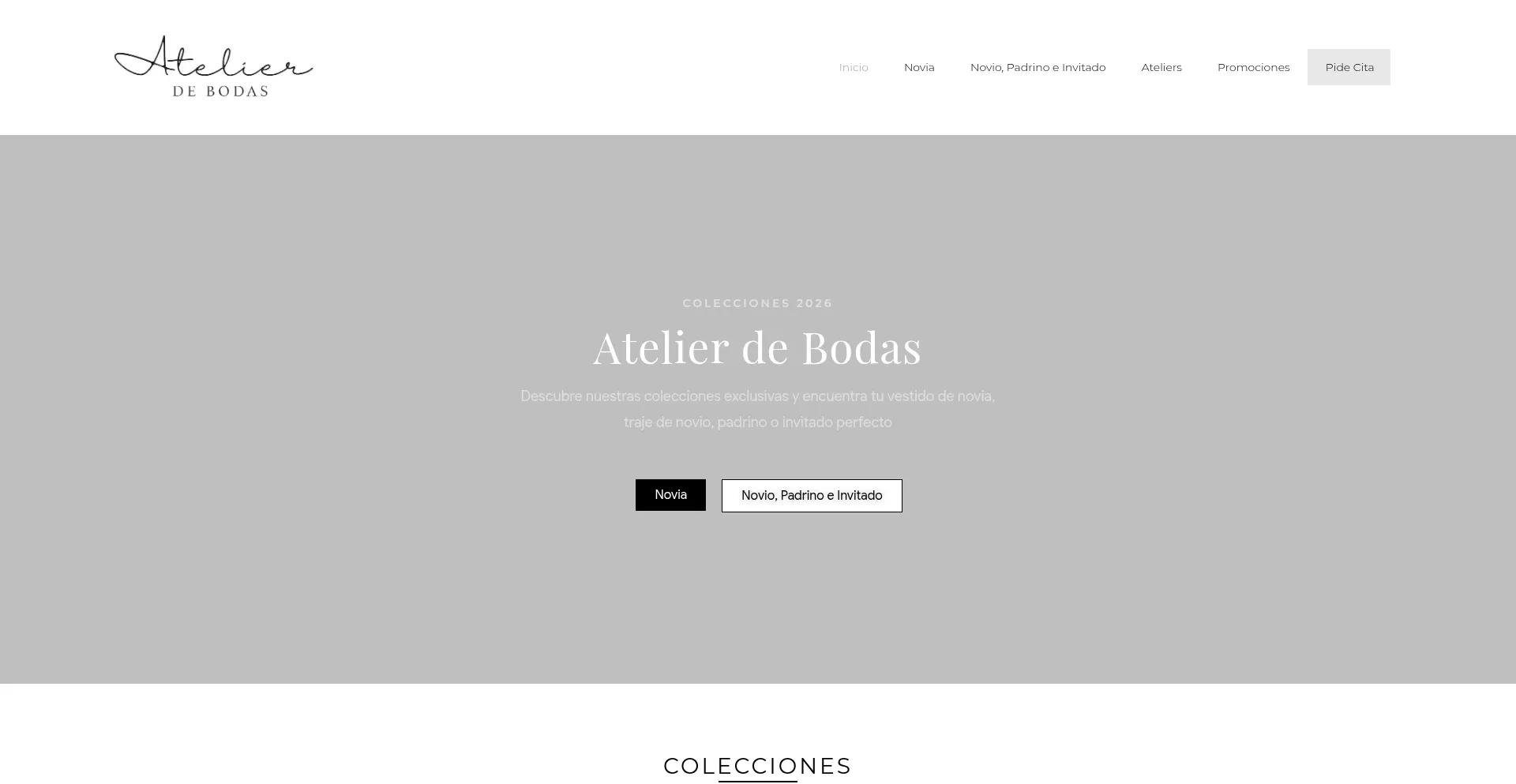 Atelierdebodas.com Screenshot
