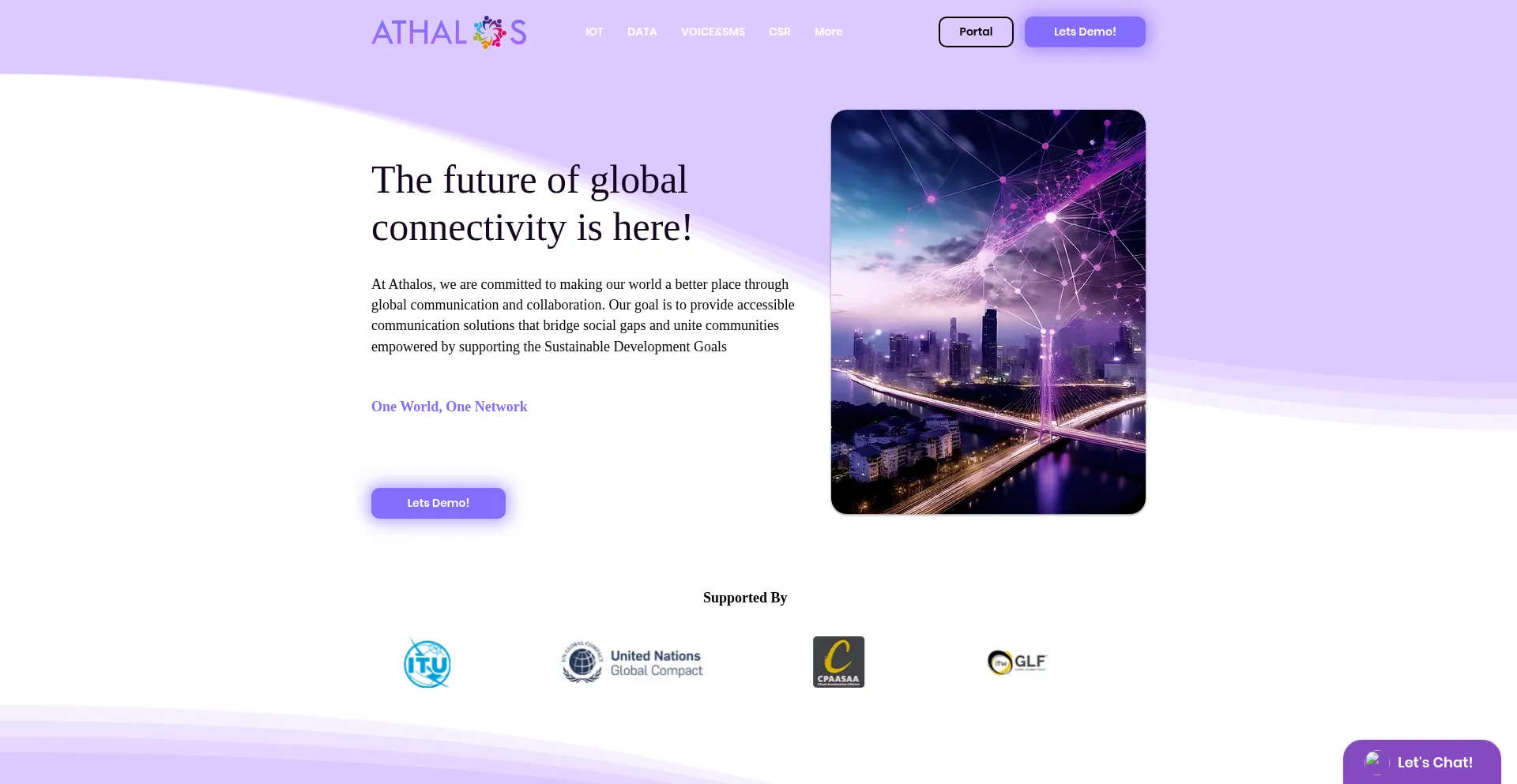 Athalos.com Screenshot