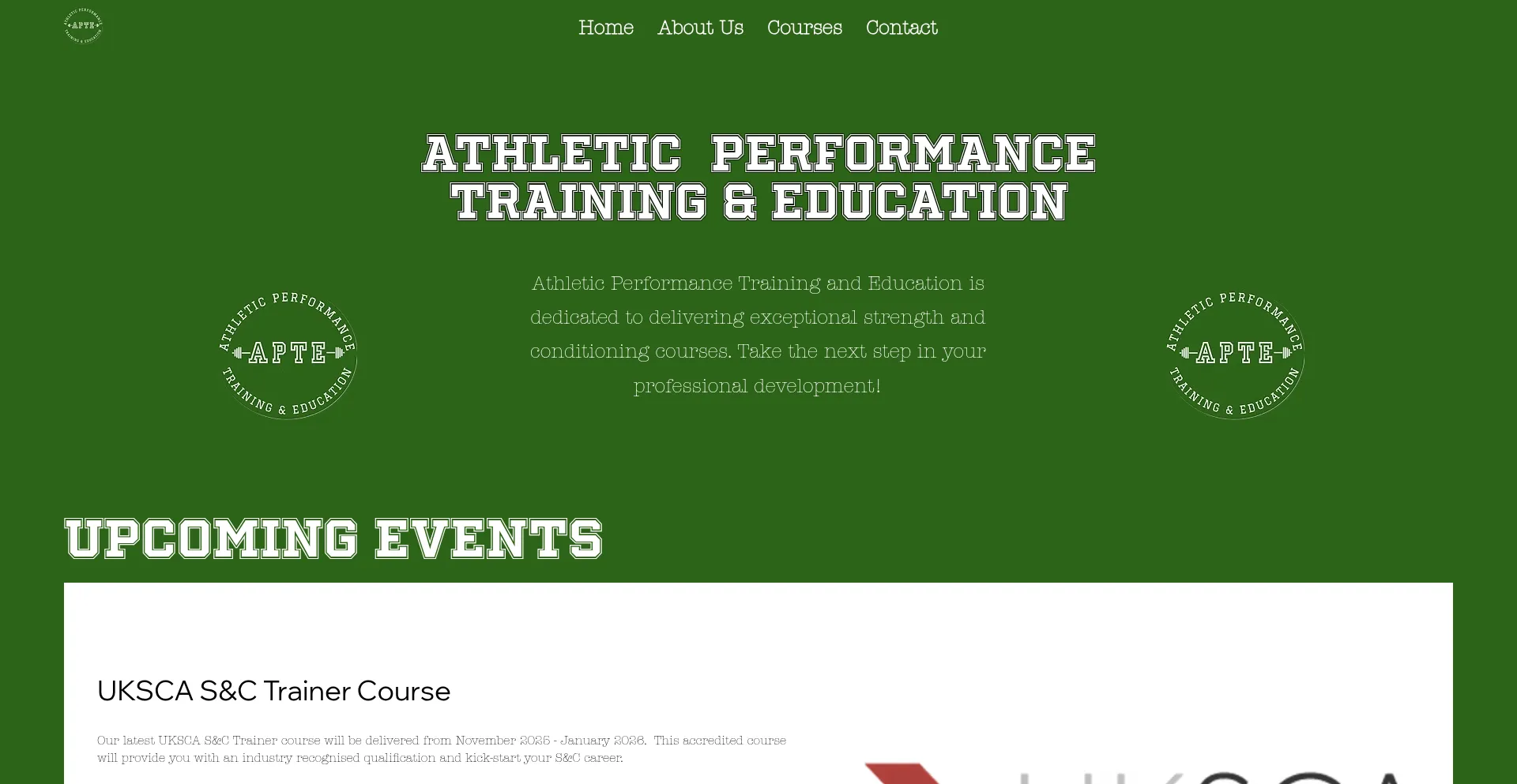 Athleticperformanceedu.com Screenshot