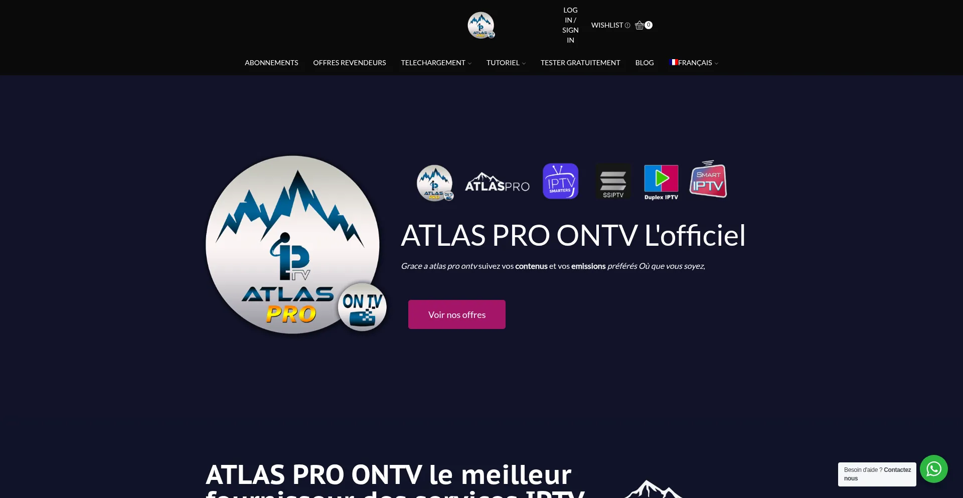 Atlasproontv.com Screenshot