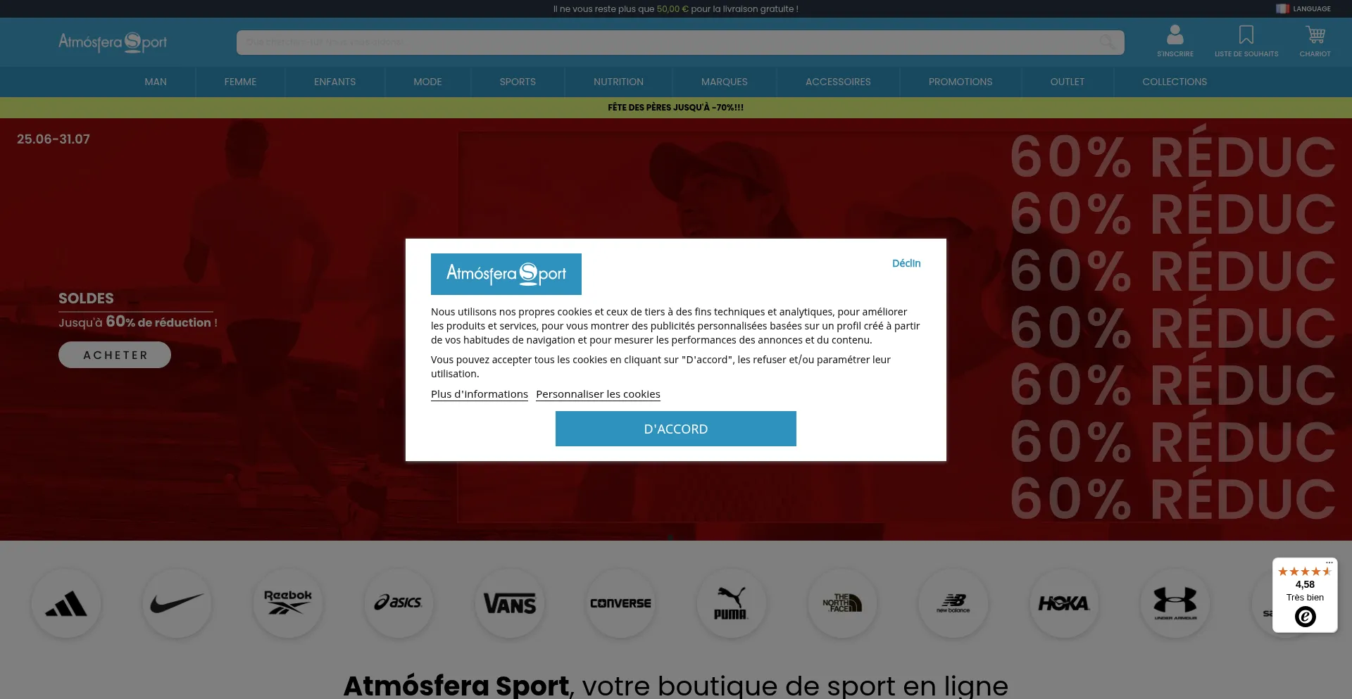 Is Atmosferasport.fr Safe?