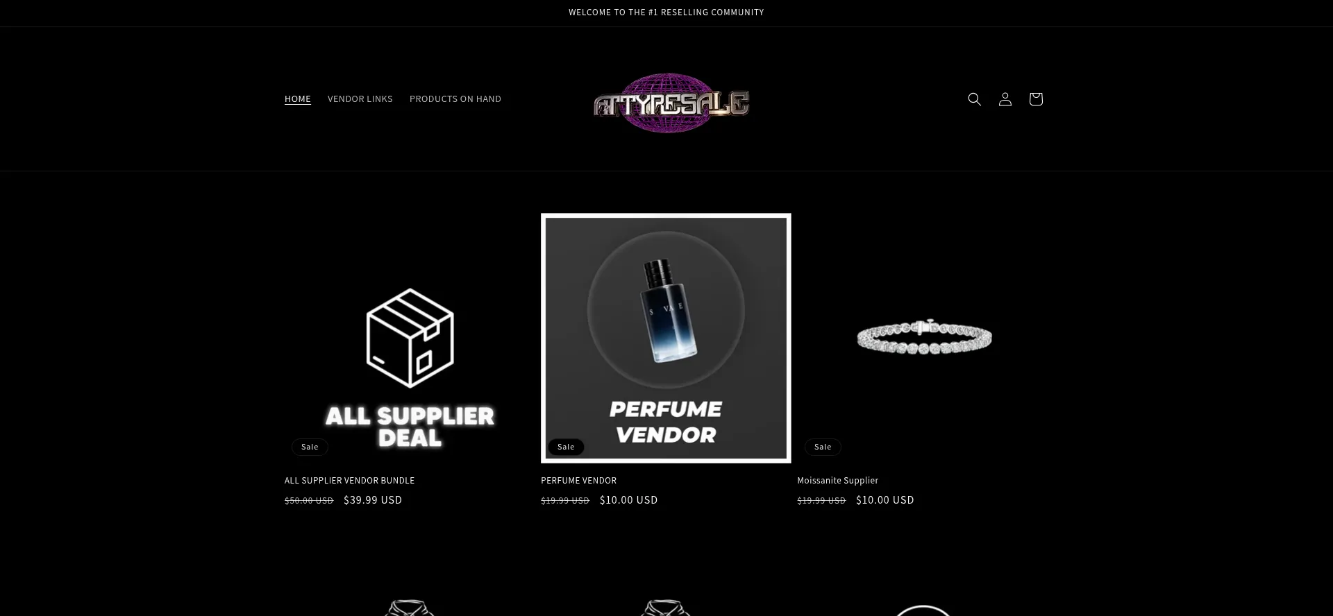 Website screenshot of Attysupply.com