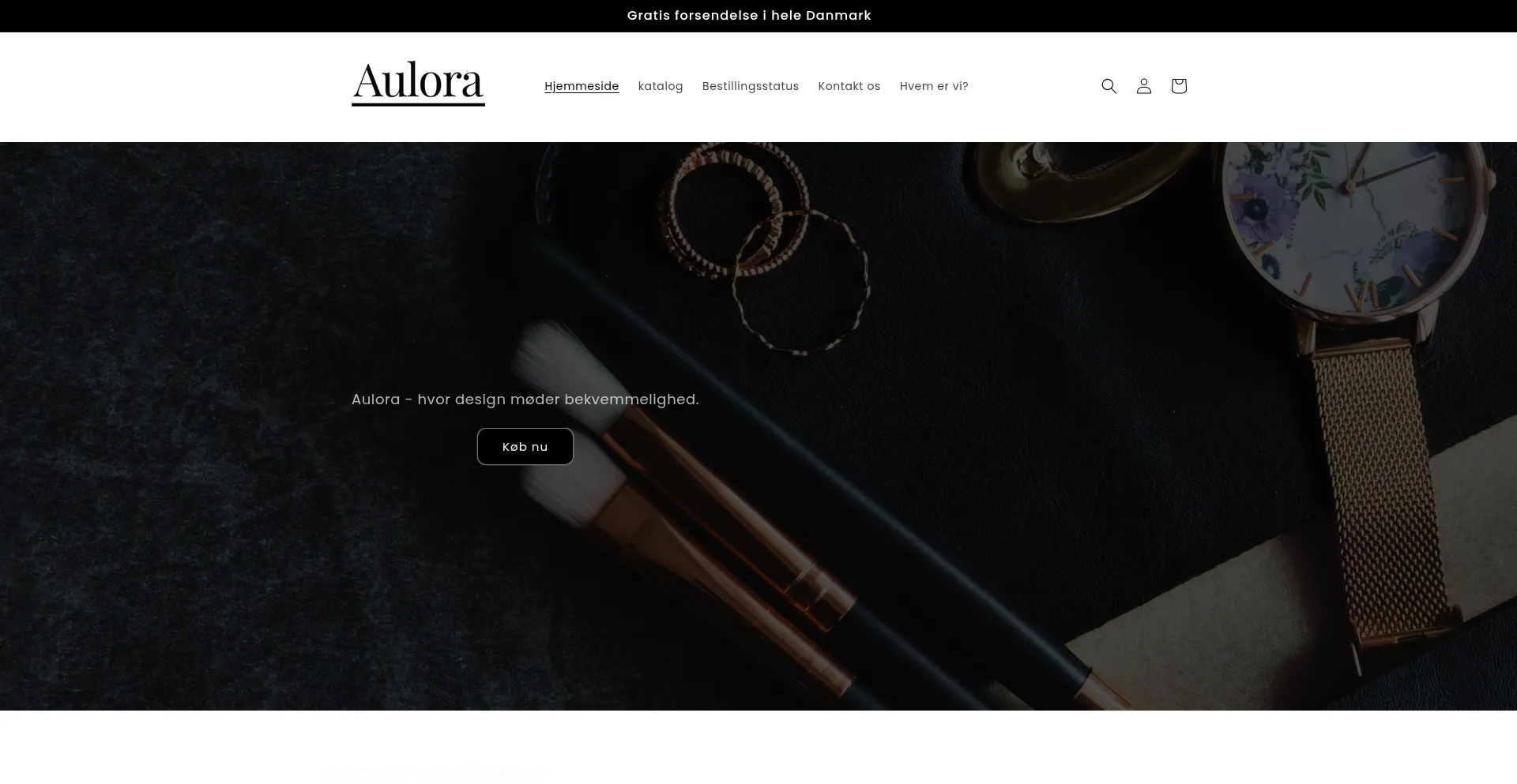 Aulora.dk Screenshot