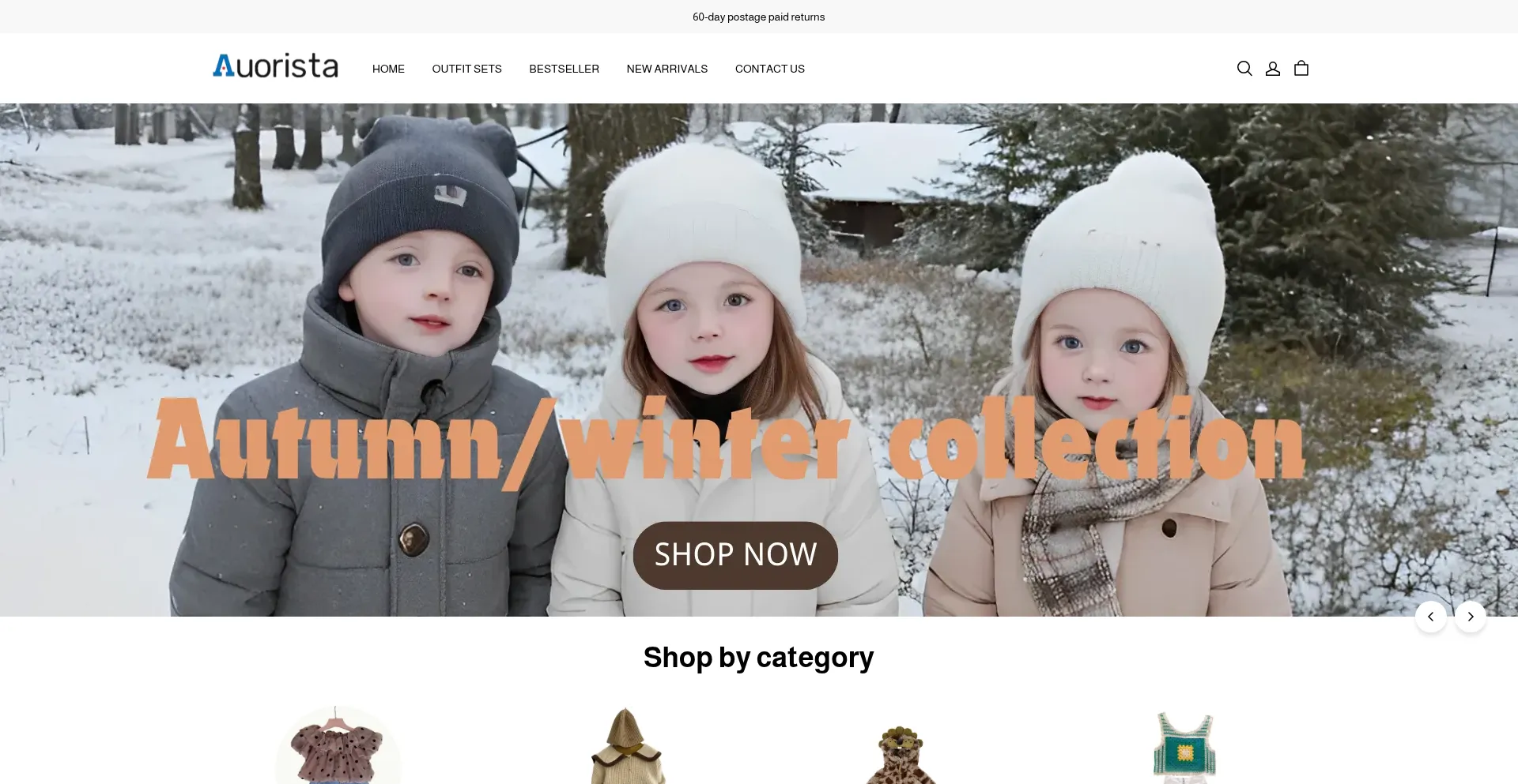 Website screenshot of Auorista.com